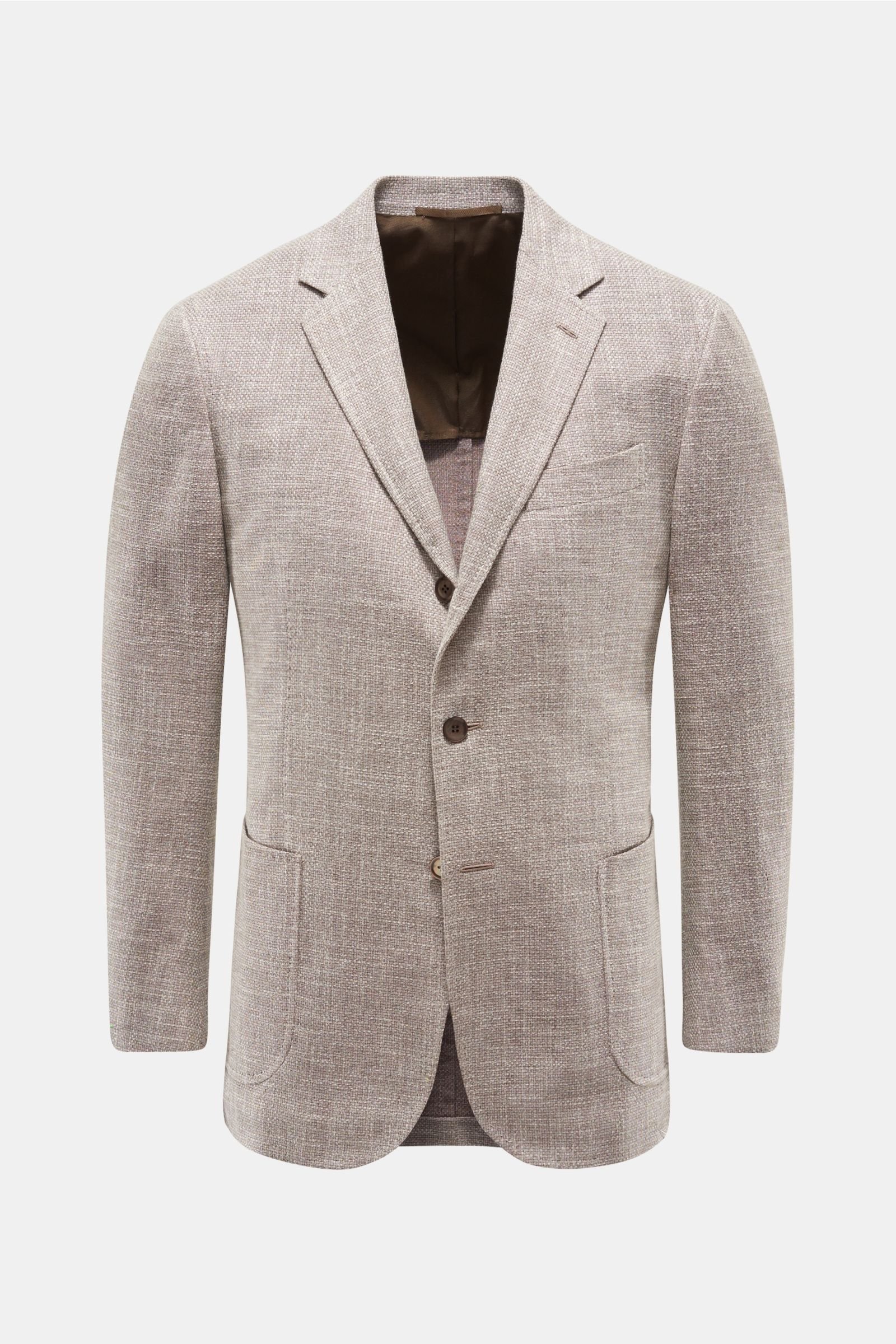 Smart-casual jacket 'Alex' grey-brown