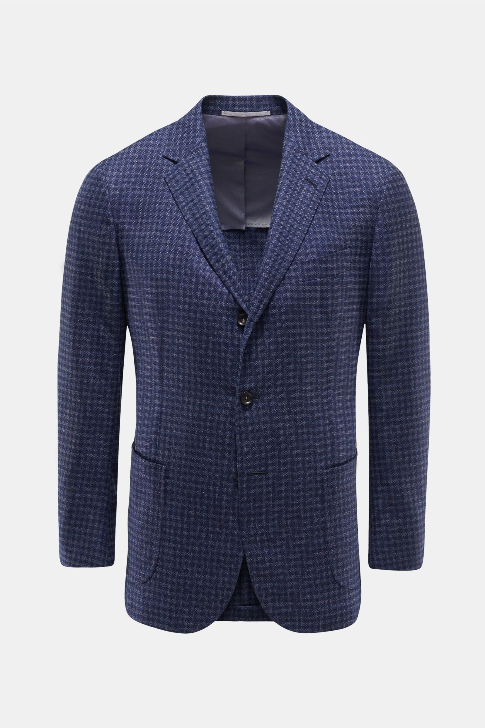 Smart-casual jacket 'Alex' navy checked