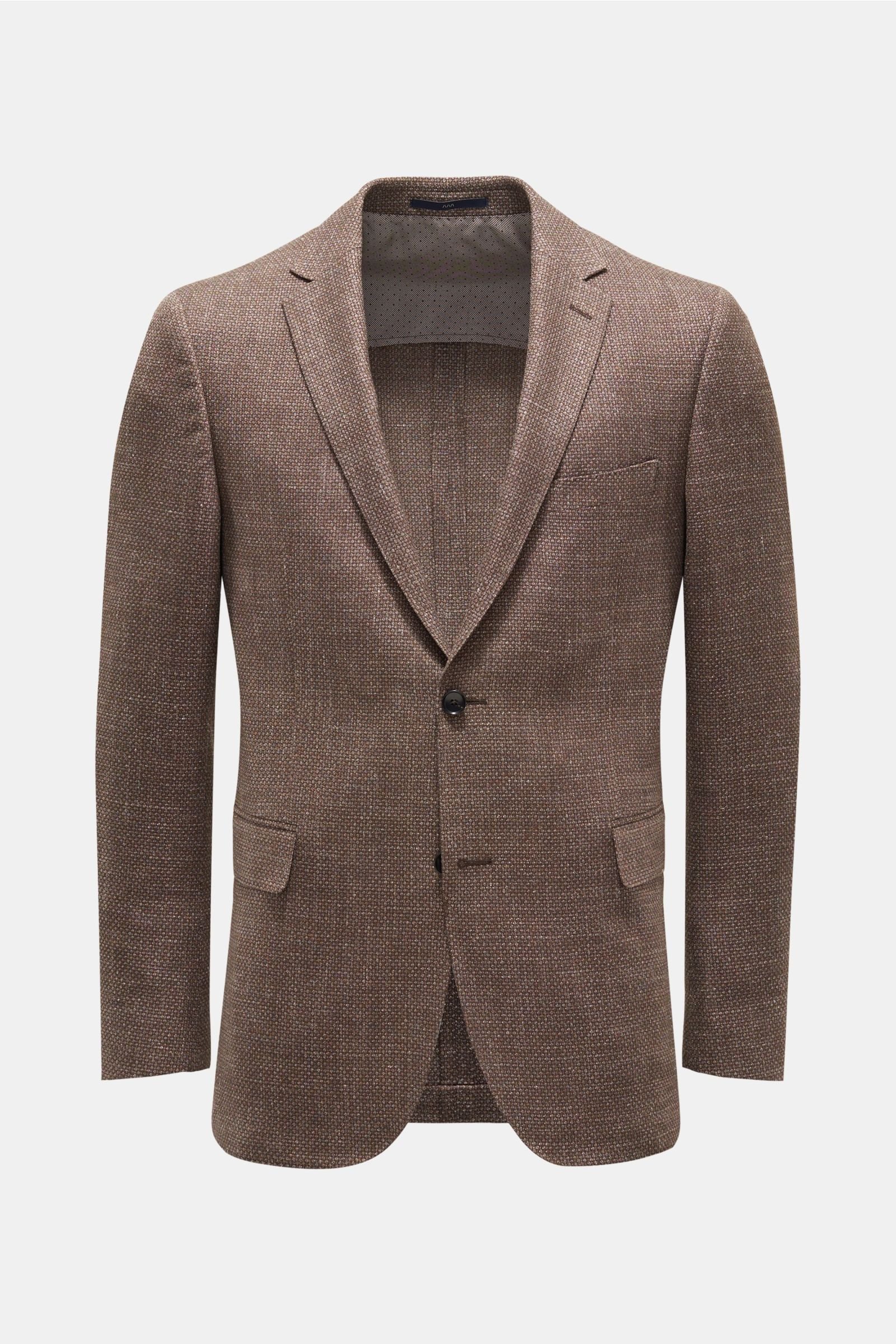 Smart-casual jacket 'Sean' dark brown