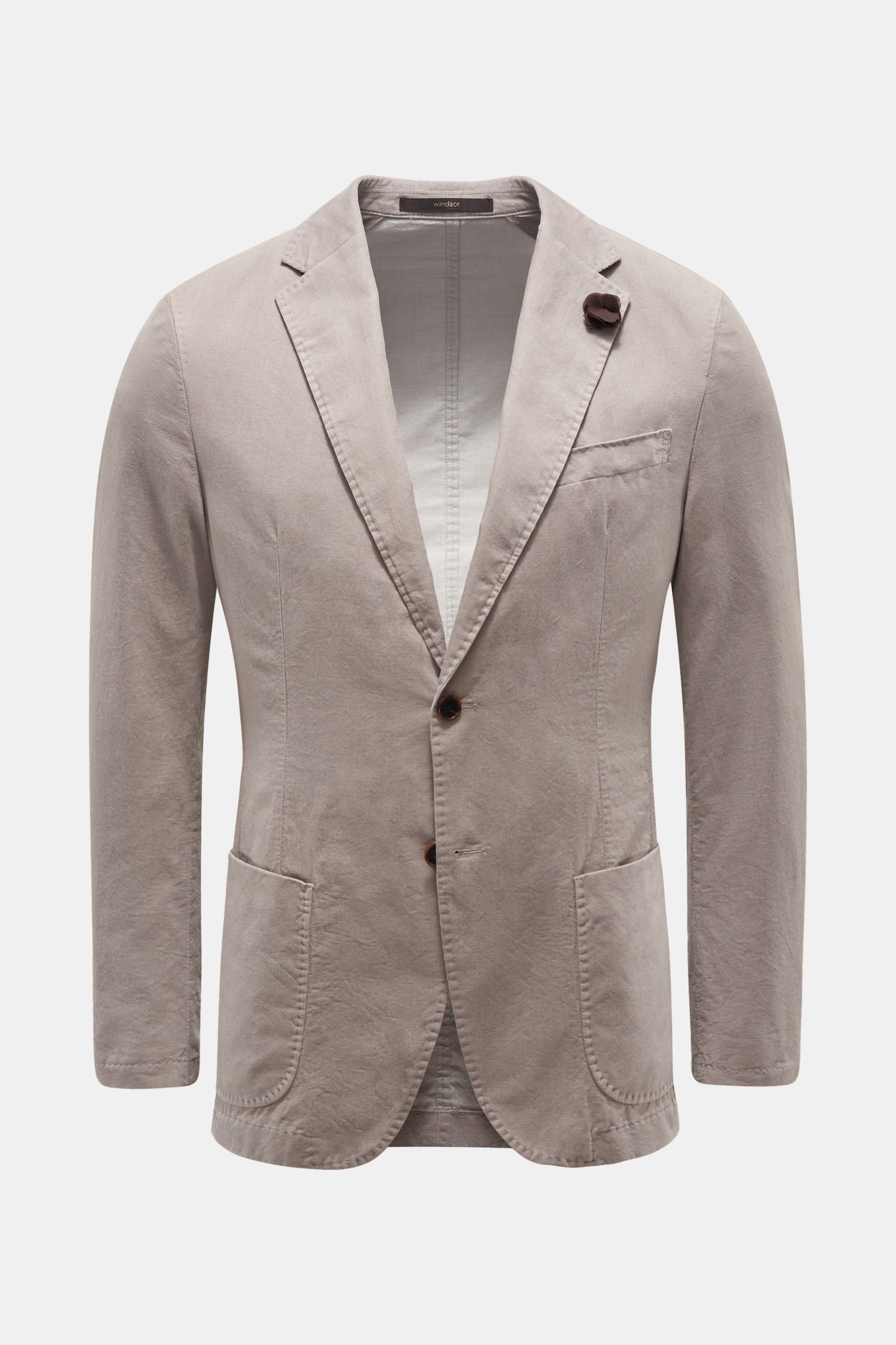 Corduroy smart-casual jacket 'Giro' grey