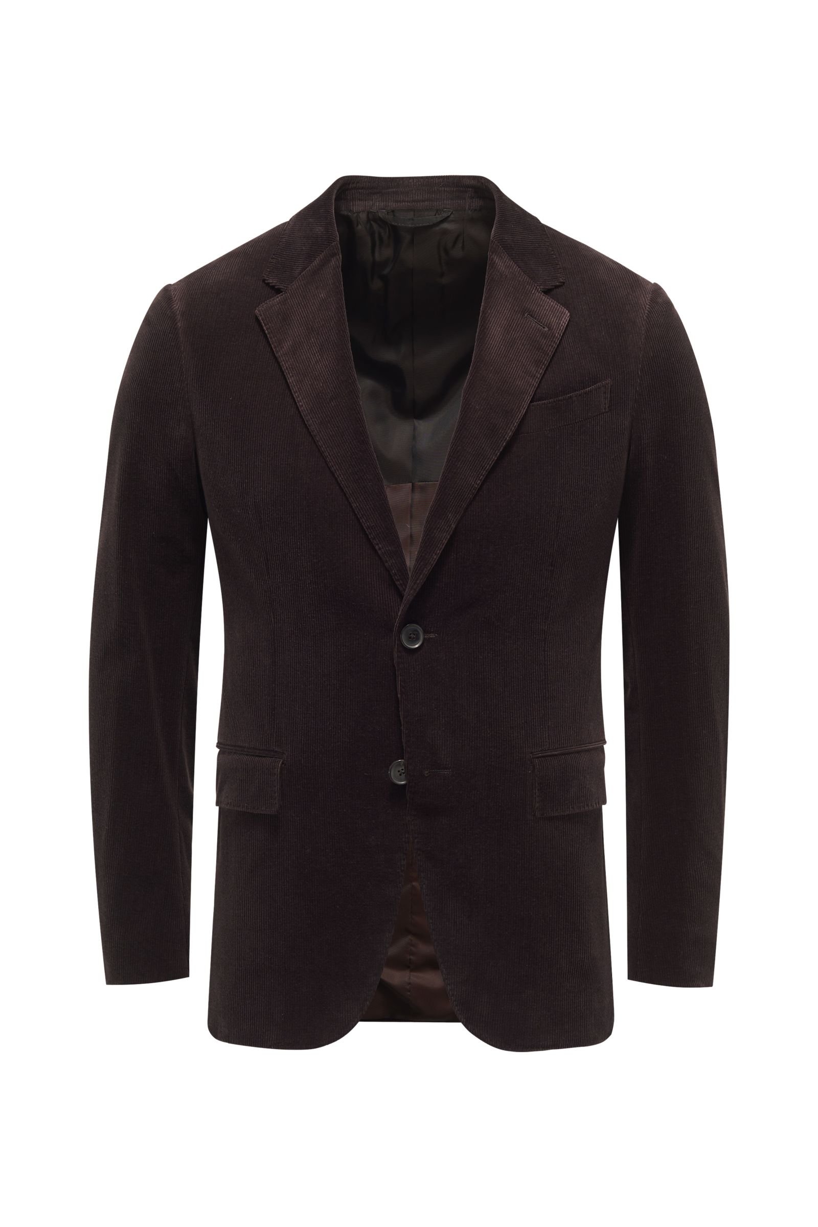 Corduroy smart-casual jacket 'Cashco' dark brown