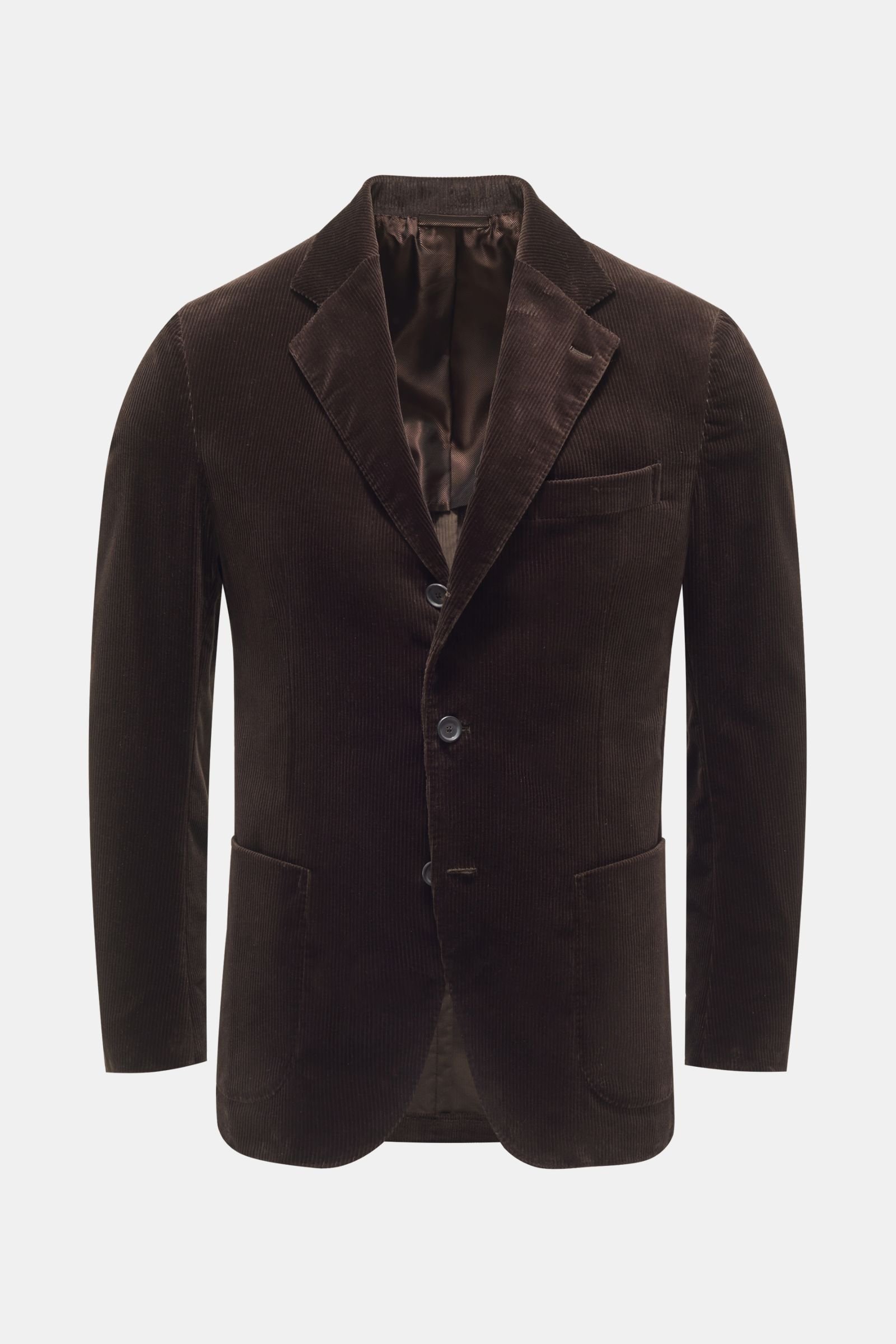 Corduroy jacket 'Posillipo' dark brown