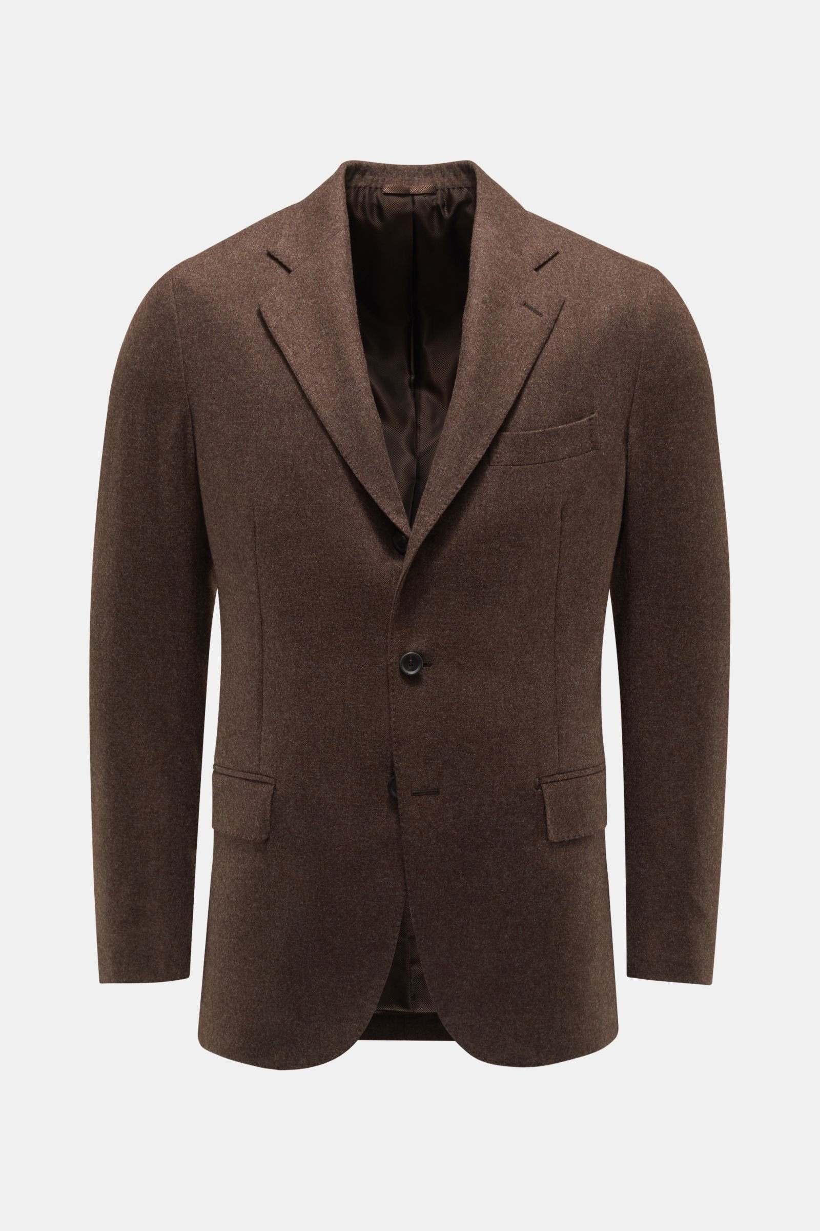 Smart-casual jacket dark brown 