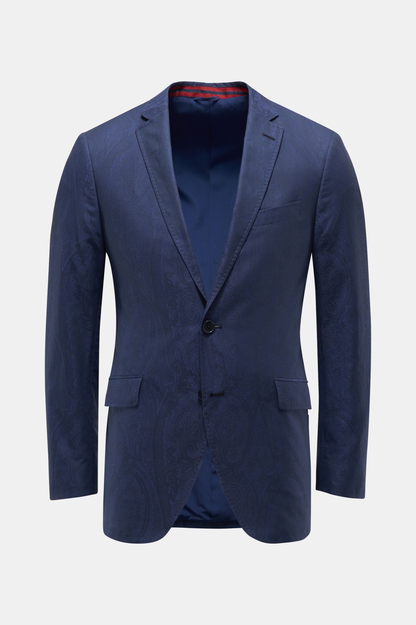 Smart-casual jacket navy patterned 