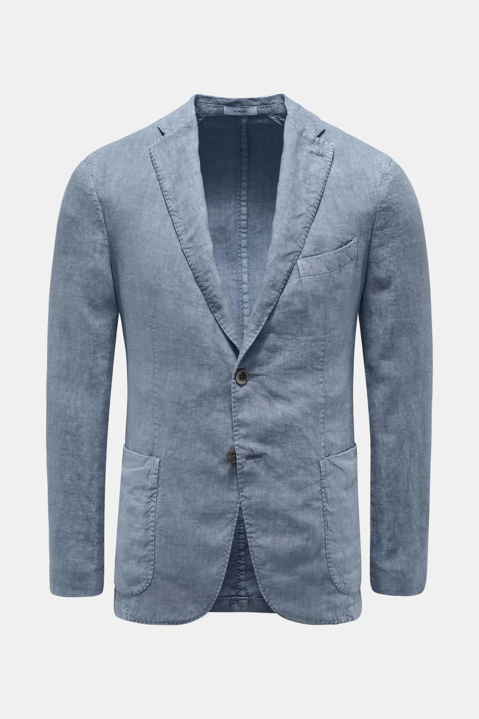 Linen jacket 'K. Jacket' smoky blue 