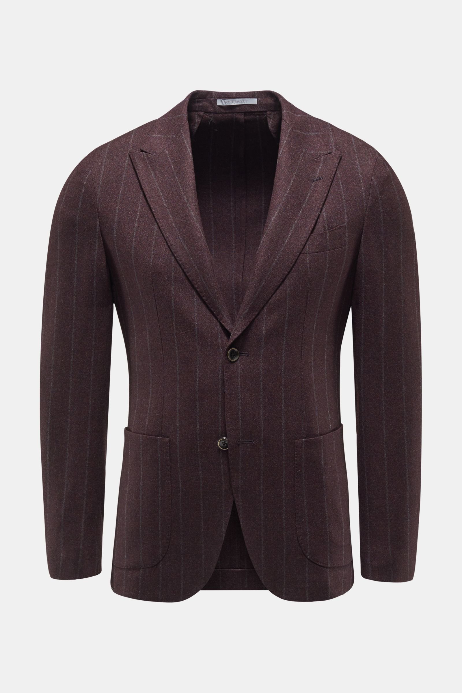 Smart-casual jacket burgundy striped