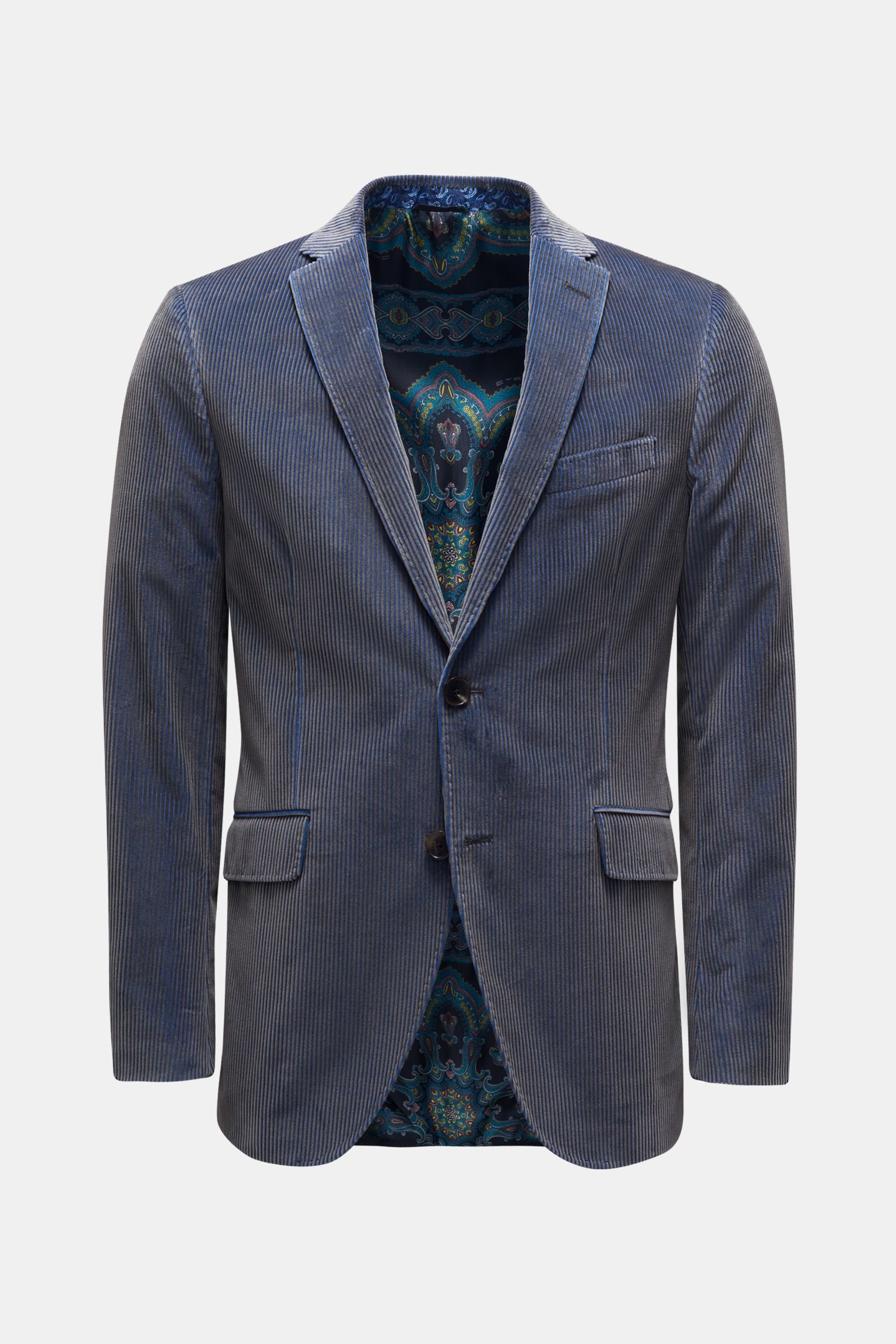 Corduroy jacket blue/grey 