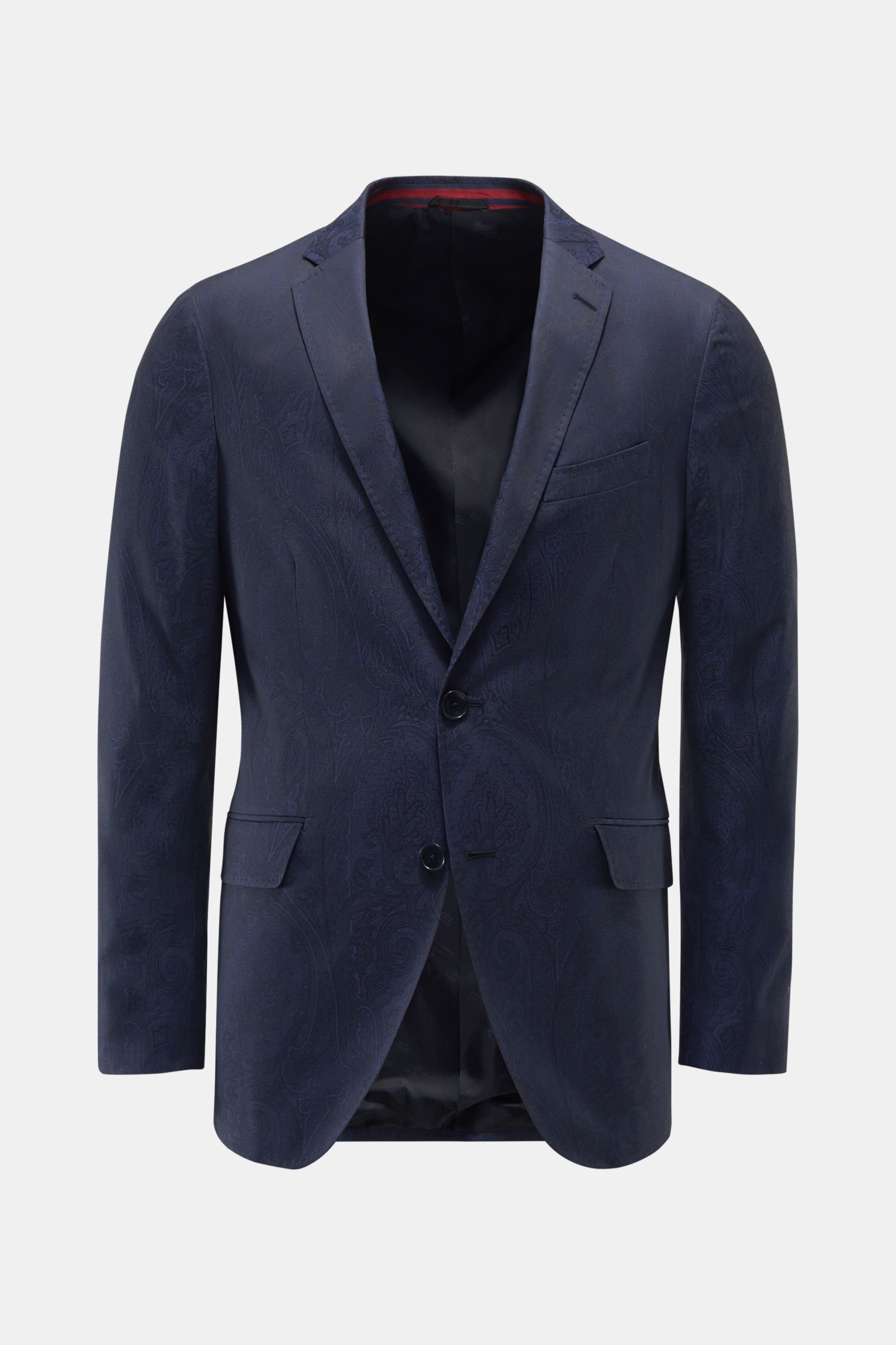 Smart-casual jacket navy patterned