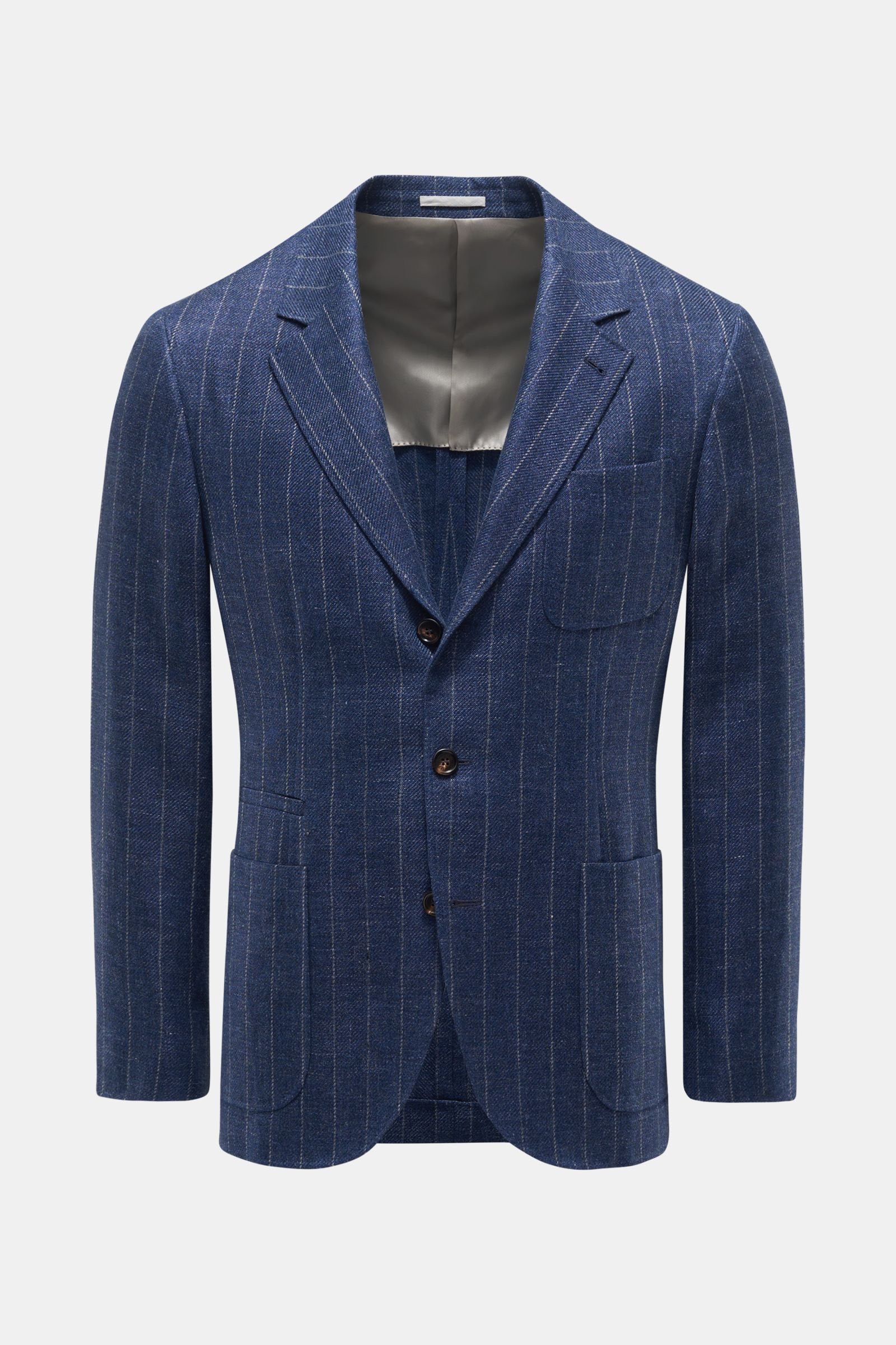 Smart-casual jacket grey-blue/grey striped