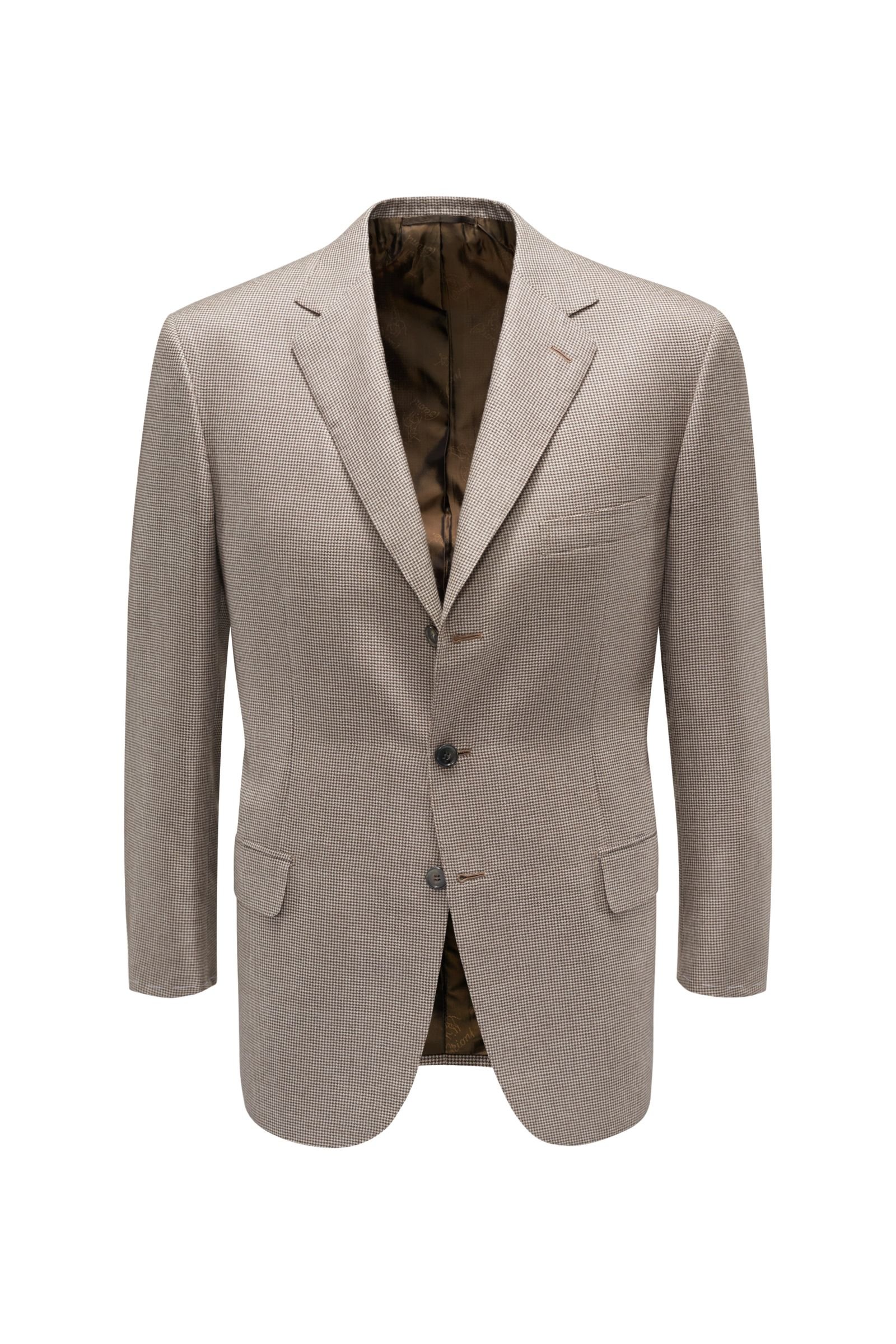 Smart-casual jacket 'Colosseo' light brown patterned