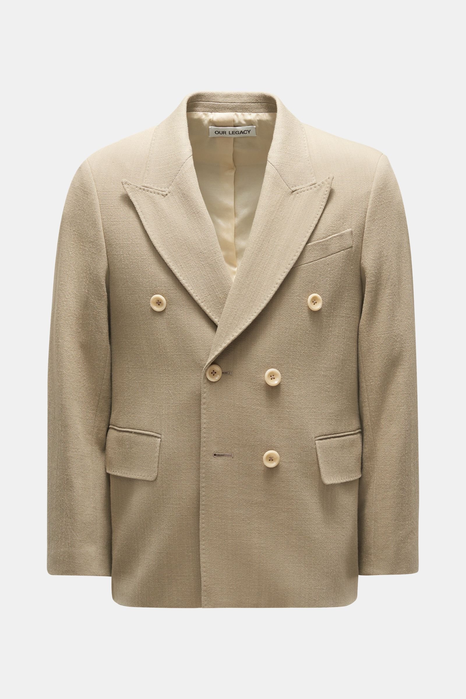 Smart-casual jacket 'Unconstructed DB Blazer' khaki