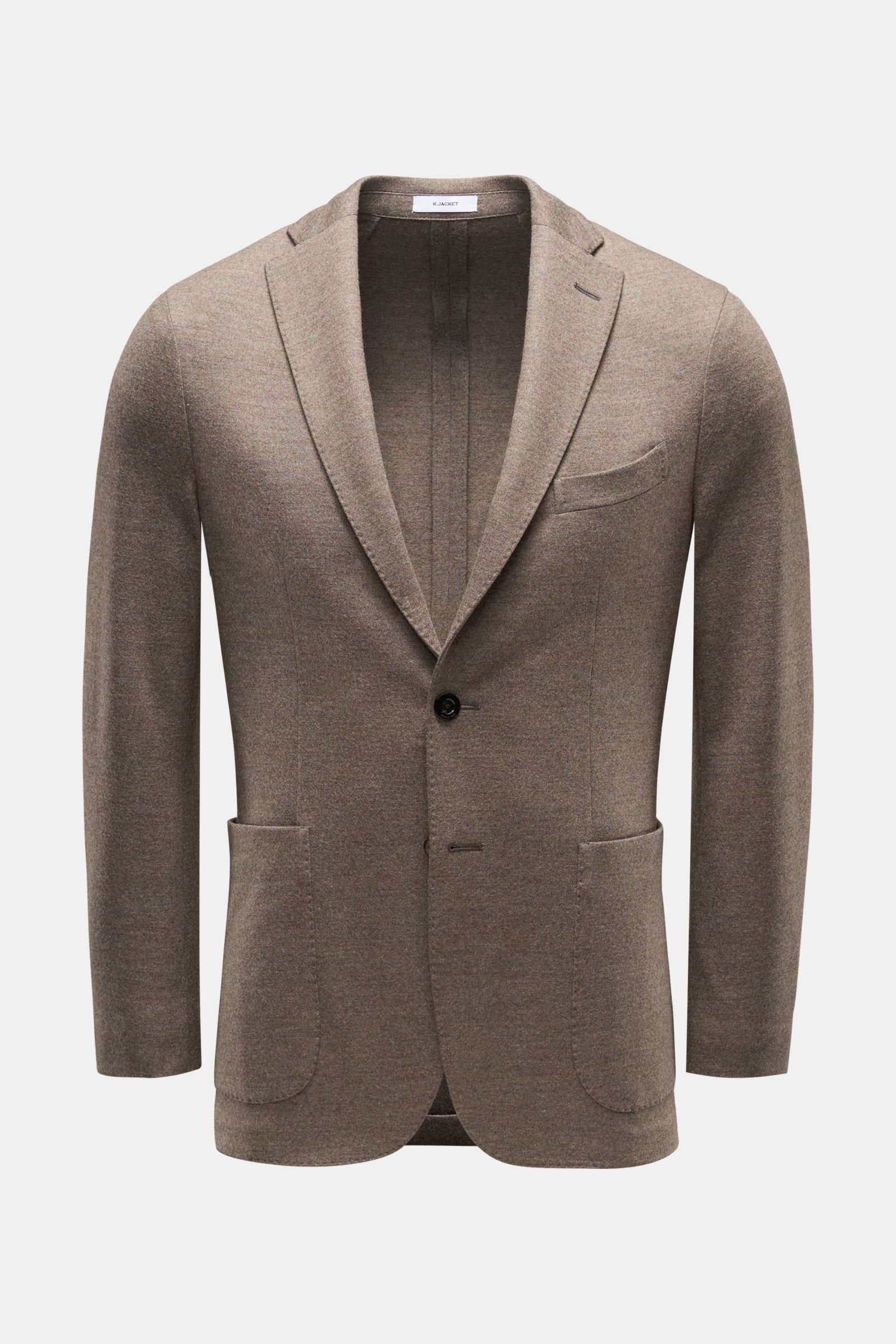 Knit blazer 'K. Jacket' grey-brown