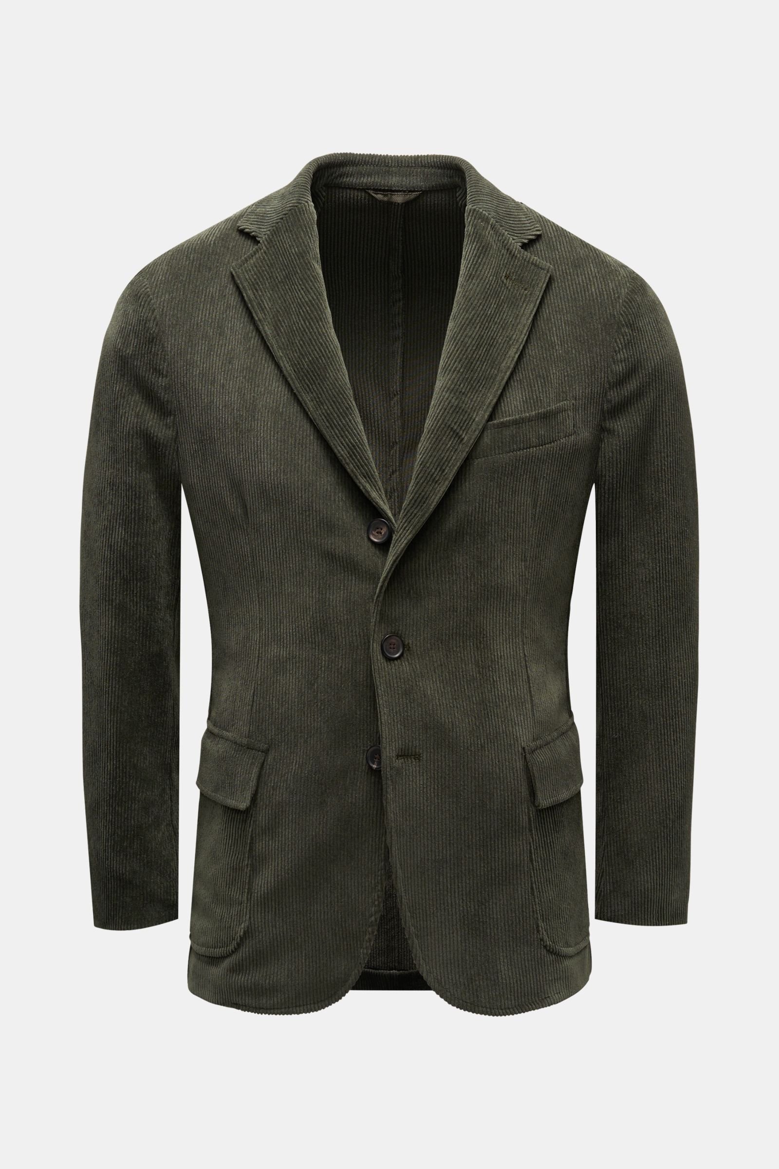 Corduroy jacket 'Aabenzio' dark green