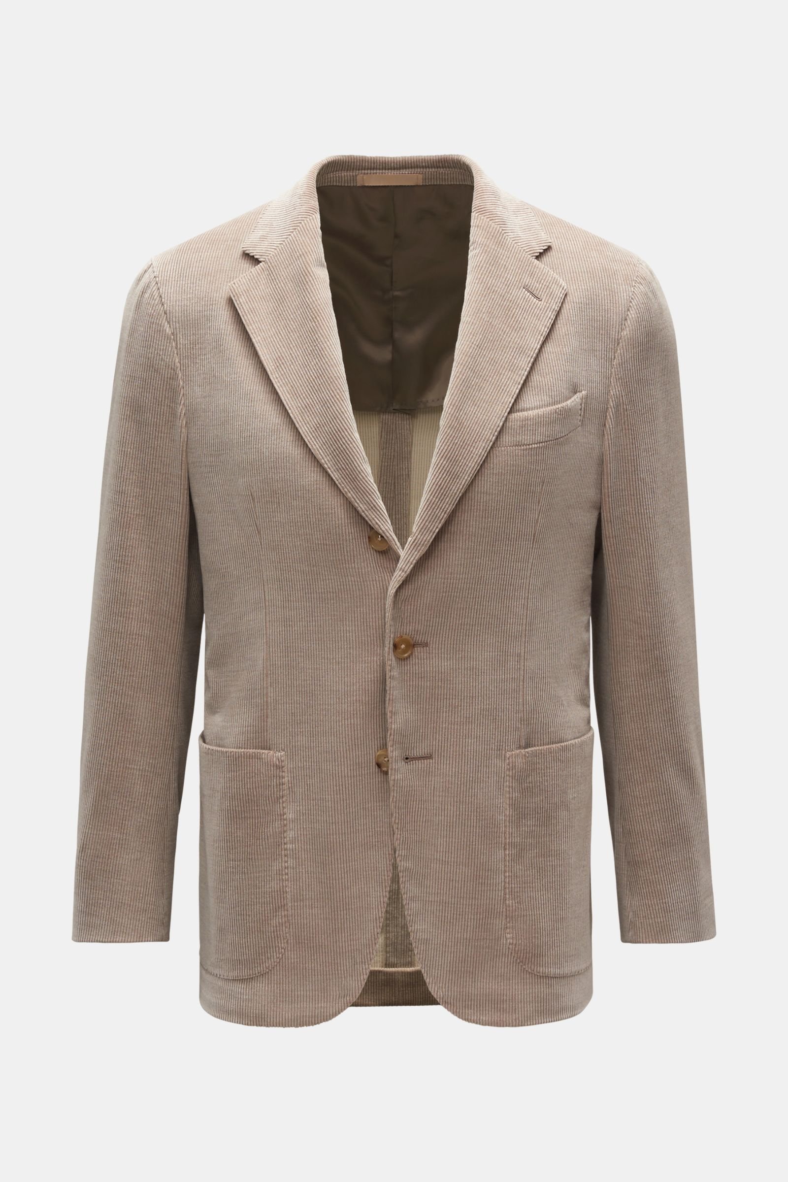 Corduroy jacket 'Aida' grey-brown