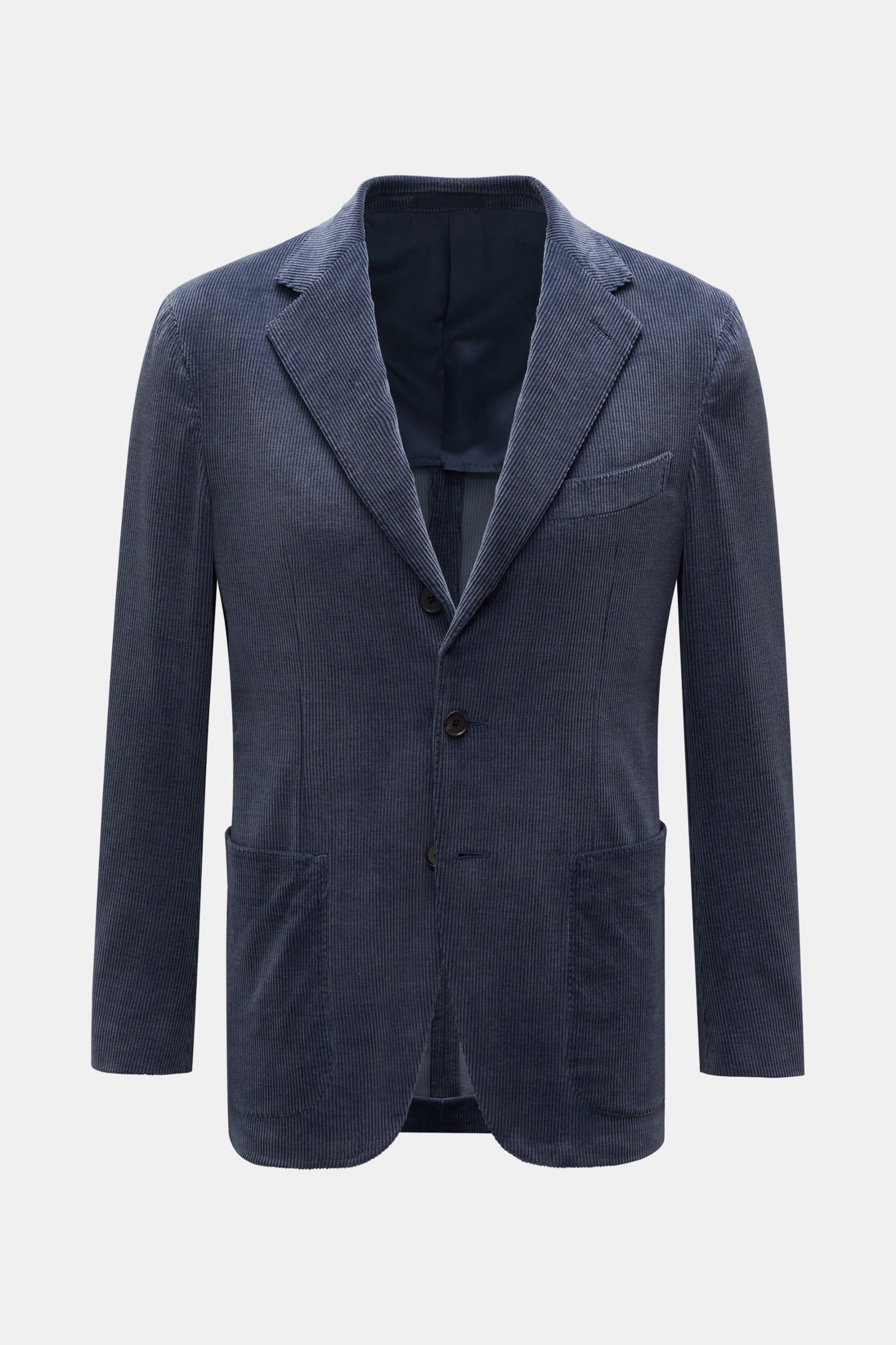 Corduroy jacket 'Aida' grey-blue