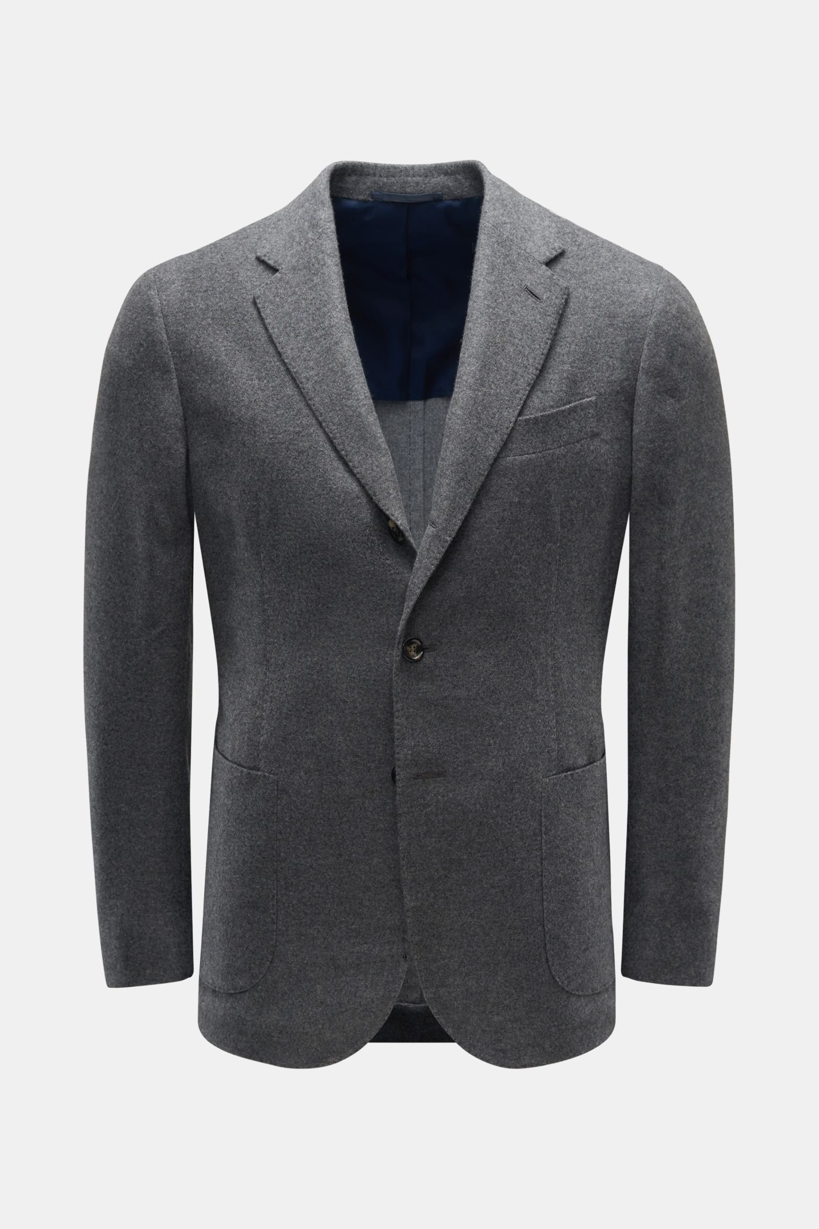 Cashmere smart-casual jacket 'Vincenzo' grey
