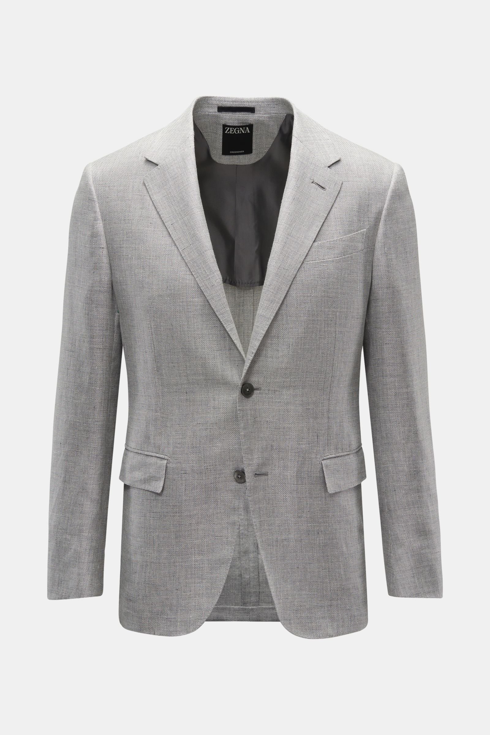 Smart-casual jacket 'Crossover' light grey