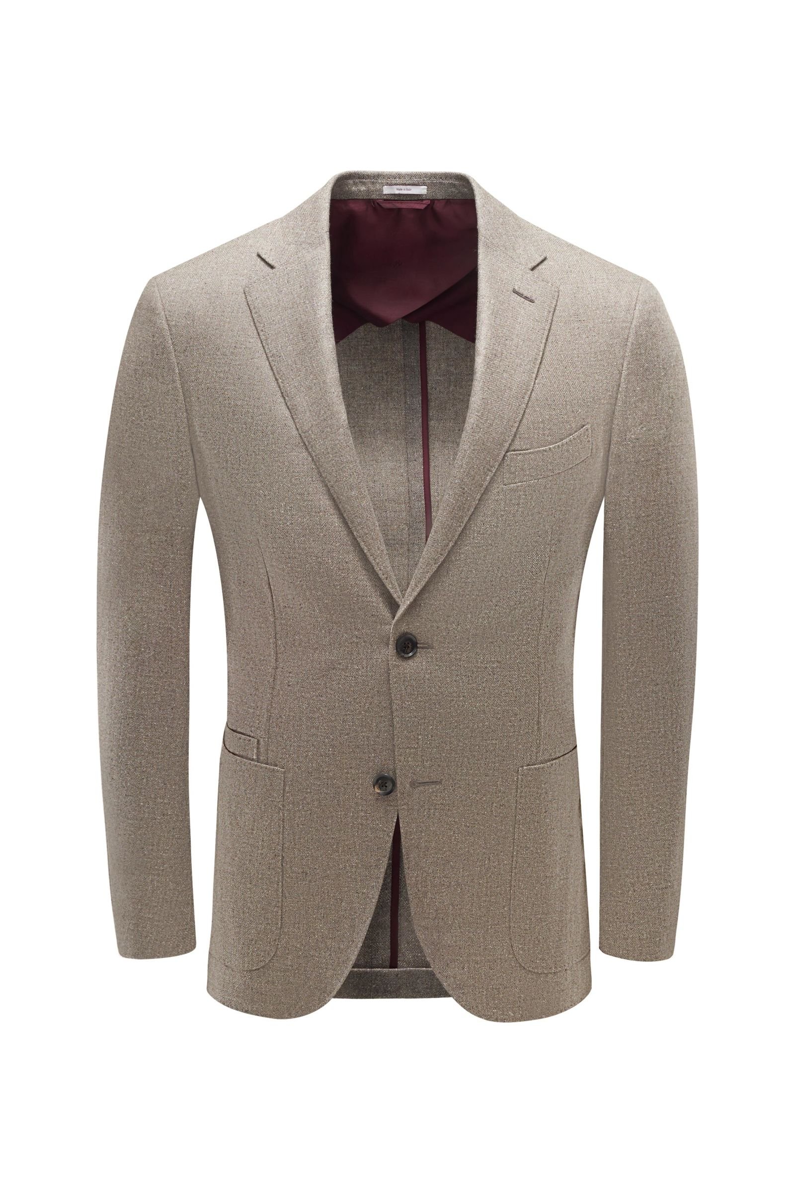 Smart-casual jacket grey-brown