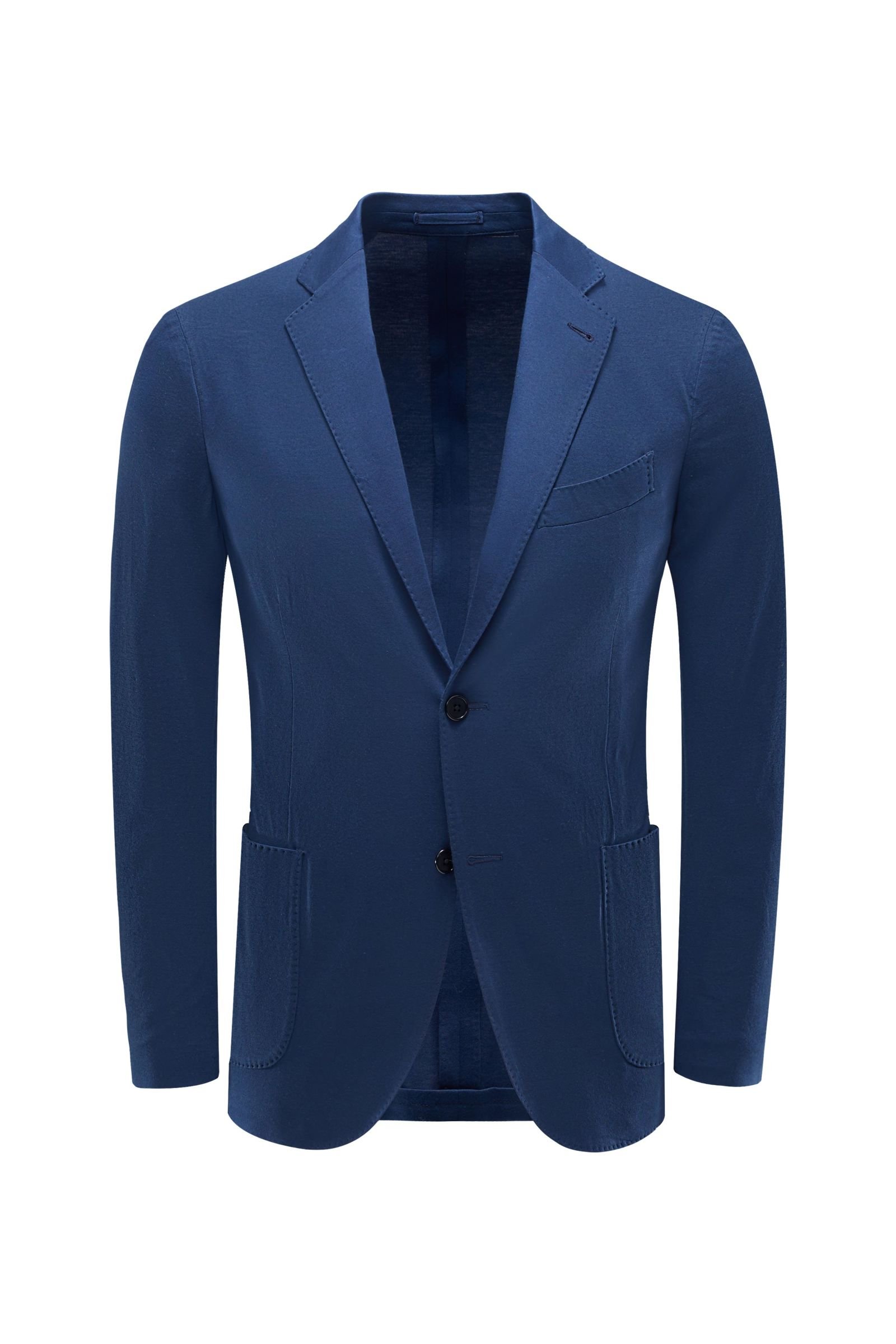 Jersey jacket dark blue