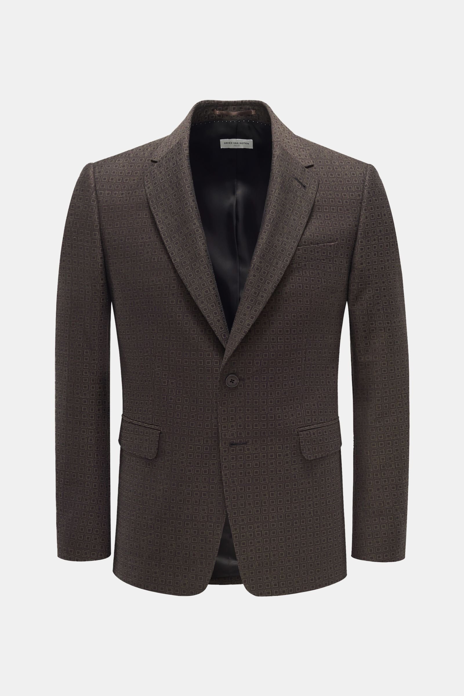 Smart-casual jacket 'Bakelit' brown patterned