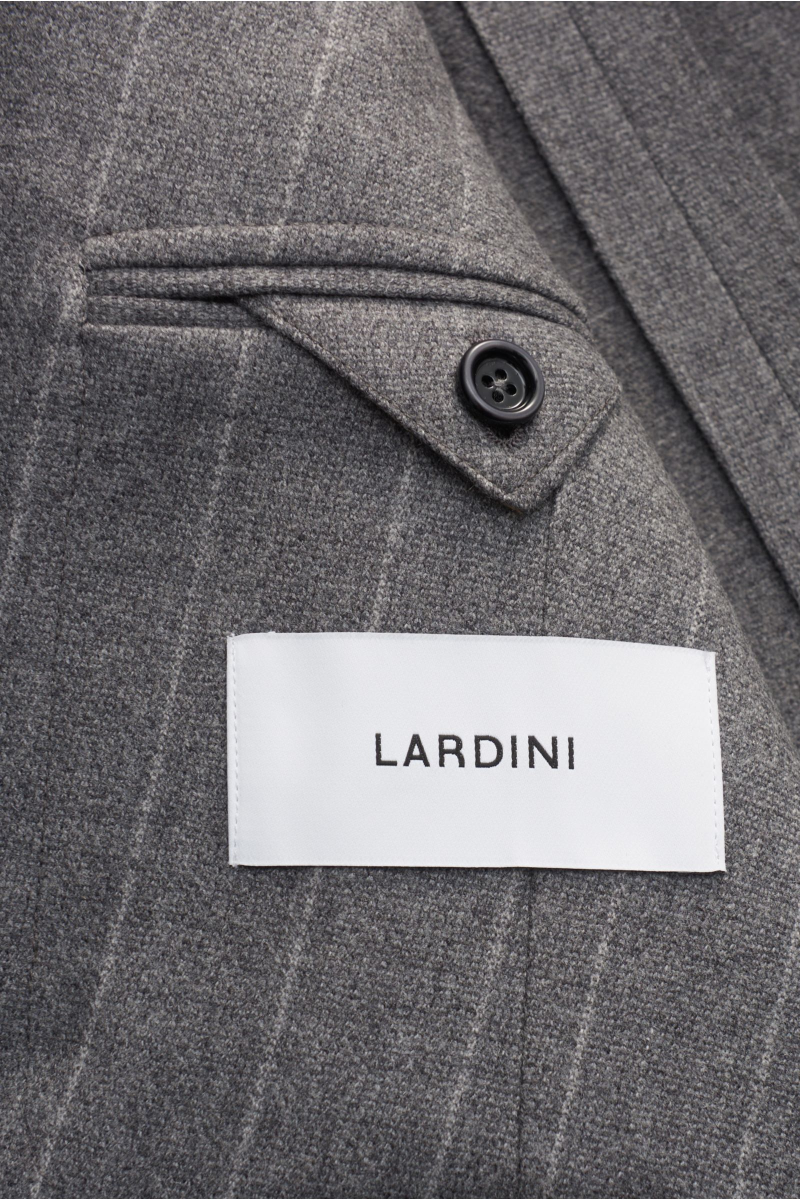 Lardini Smart-casual jacket dark grey striped