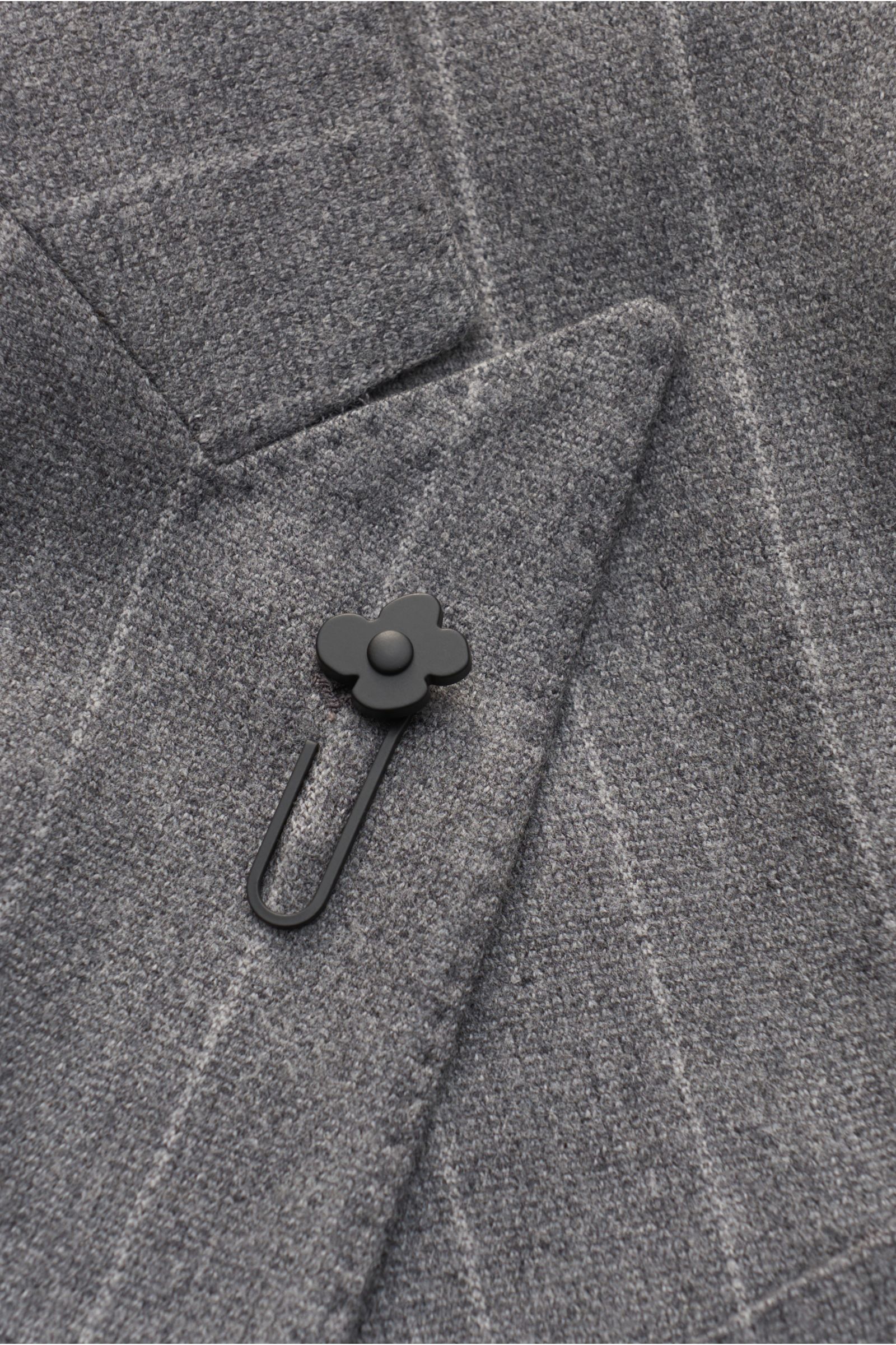 Lardini Smart-casual jacket dark grey striped