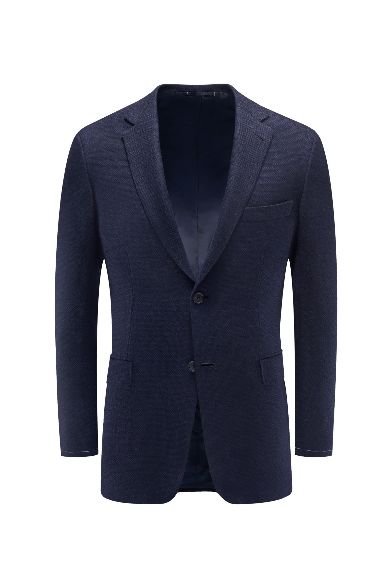 Cashmere smart-casual jacket 'Ravello' navy patterned