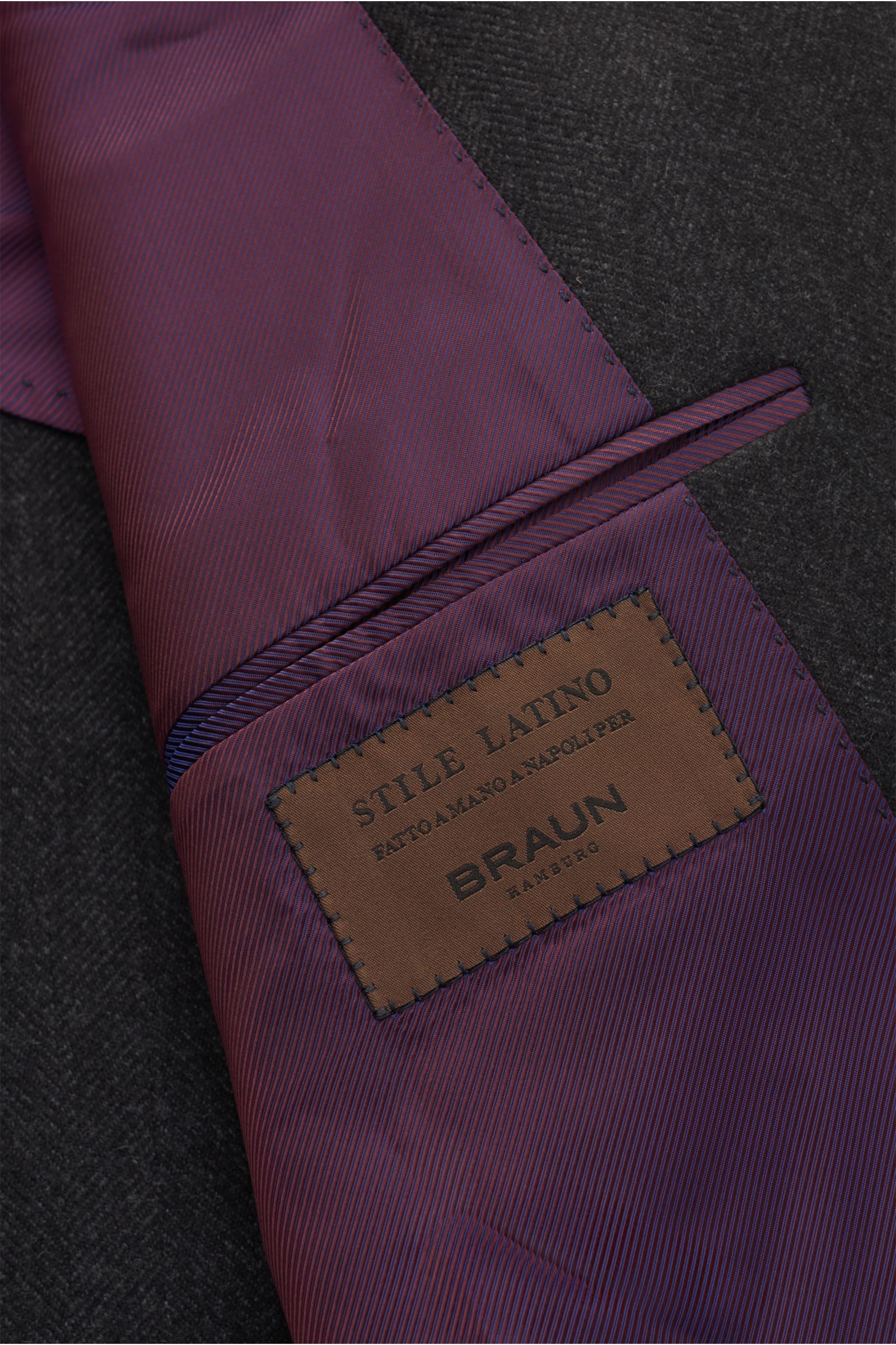 Stile Latino Smart-casual jacket 'Fausto' anthracite