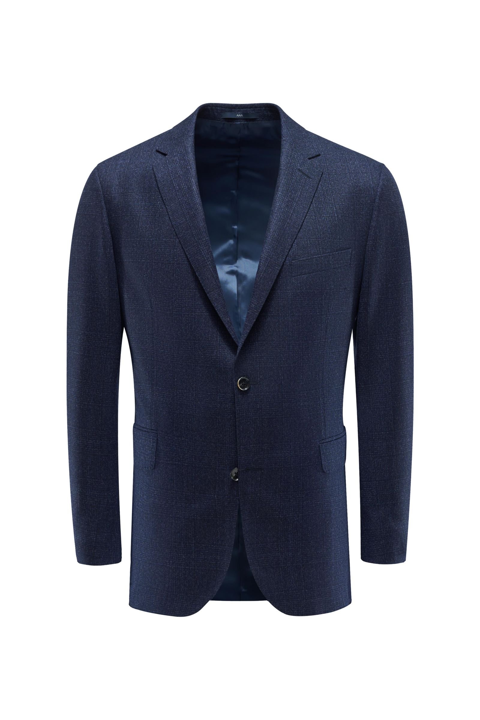Smart-casual jacket navy checked