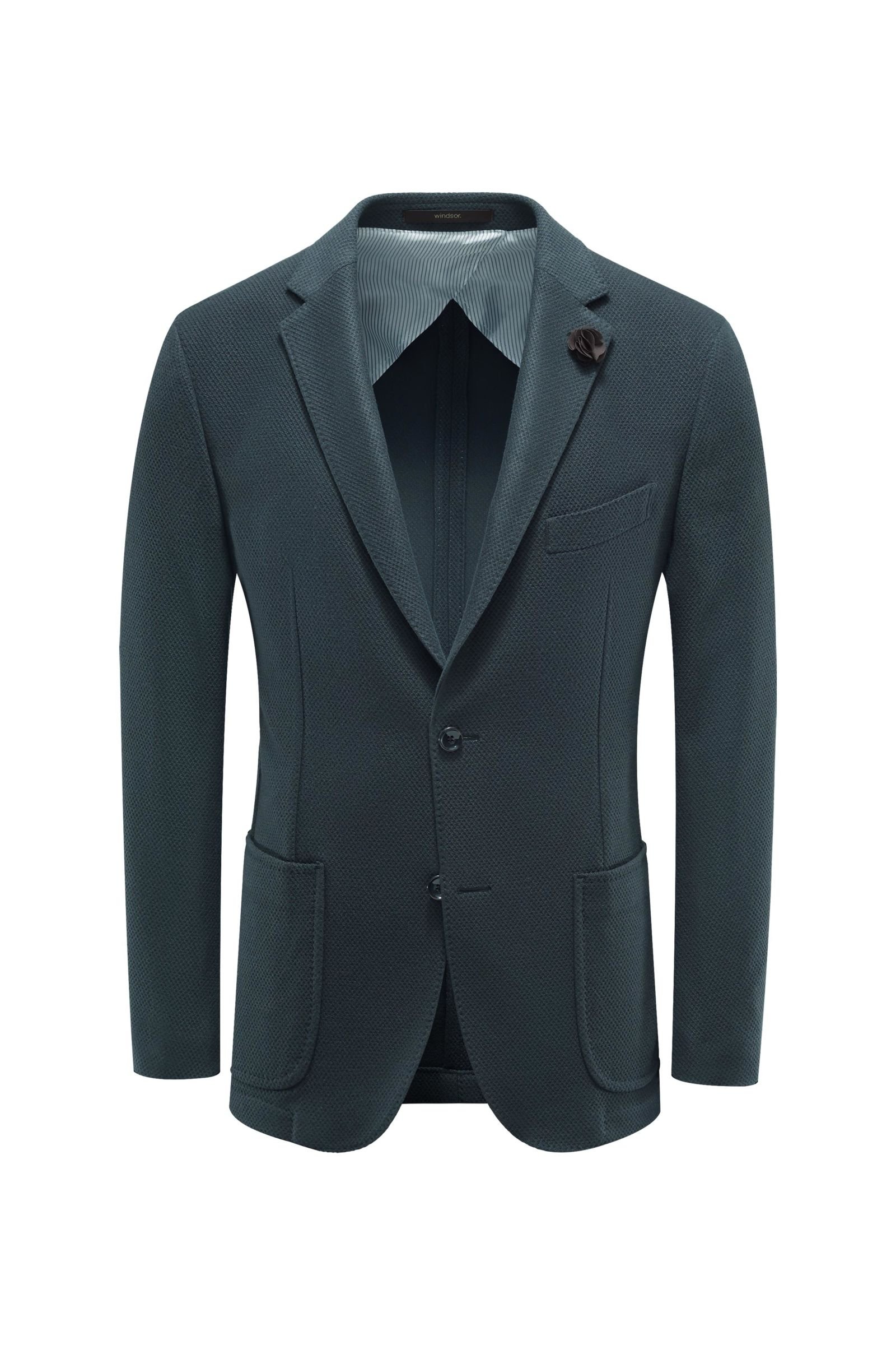 Smart-casual jacket 'Magliero' grey-green