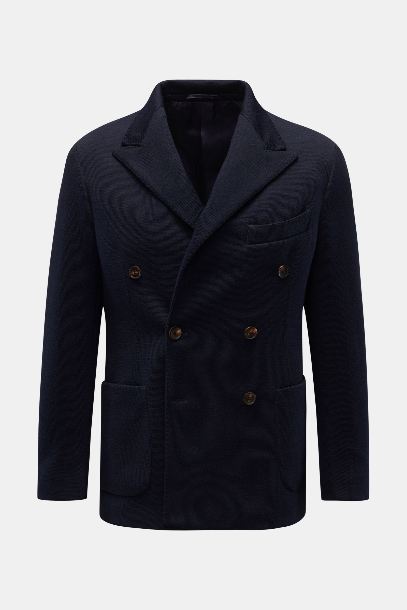 Winter Georgio Armani Jacket DOPPIAA Knit Jacket 'Aabele' Navy