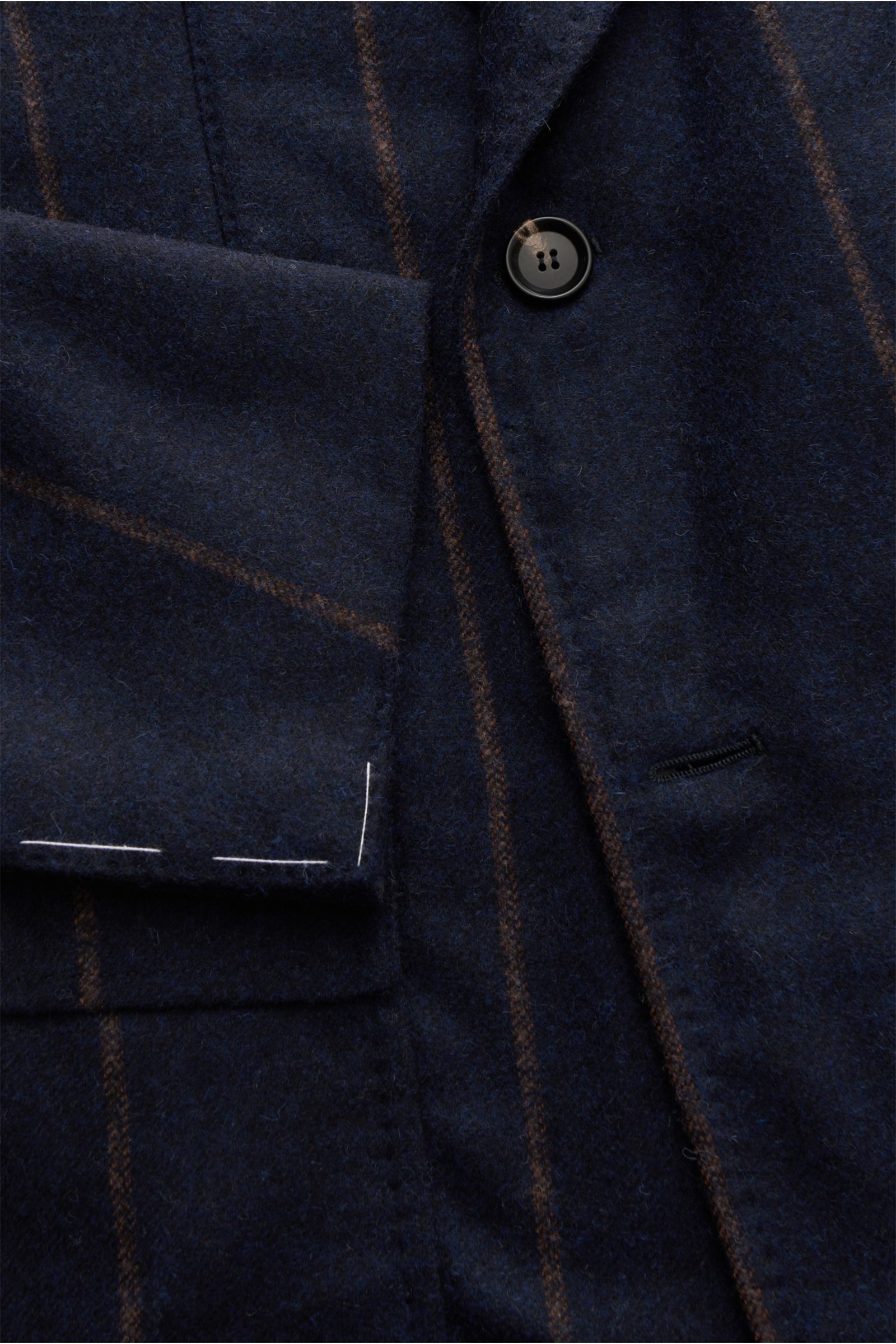 Stile Latino Smart-casual jacket 'Flavio' navy/brown striped