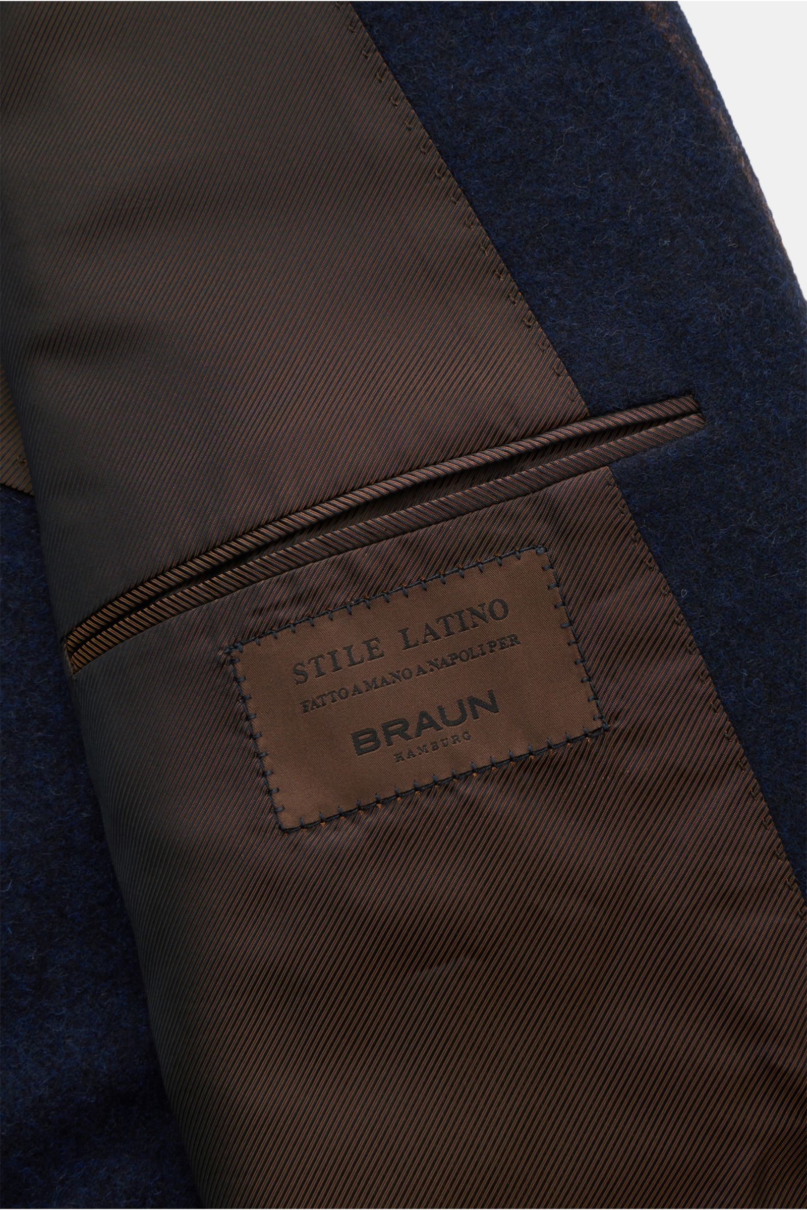 Stile Latino Smart-casual jacket 'Flavio' navy/brown striped