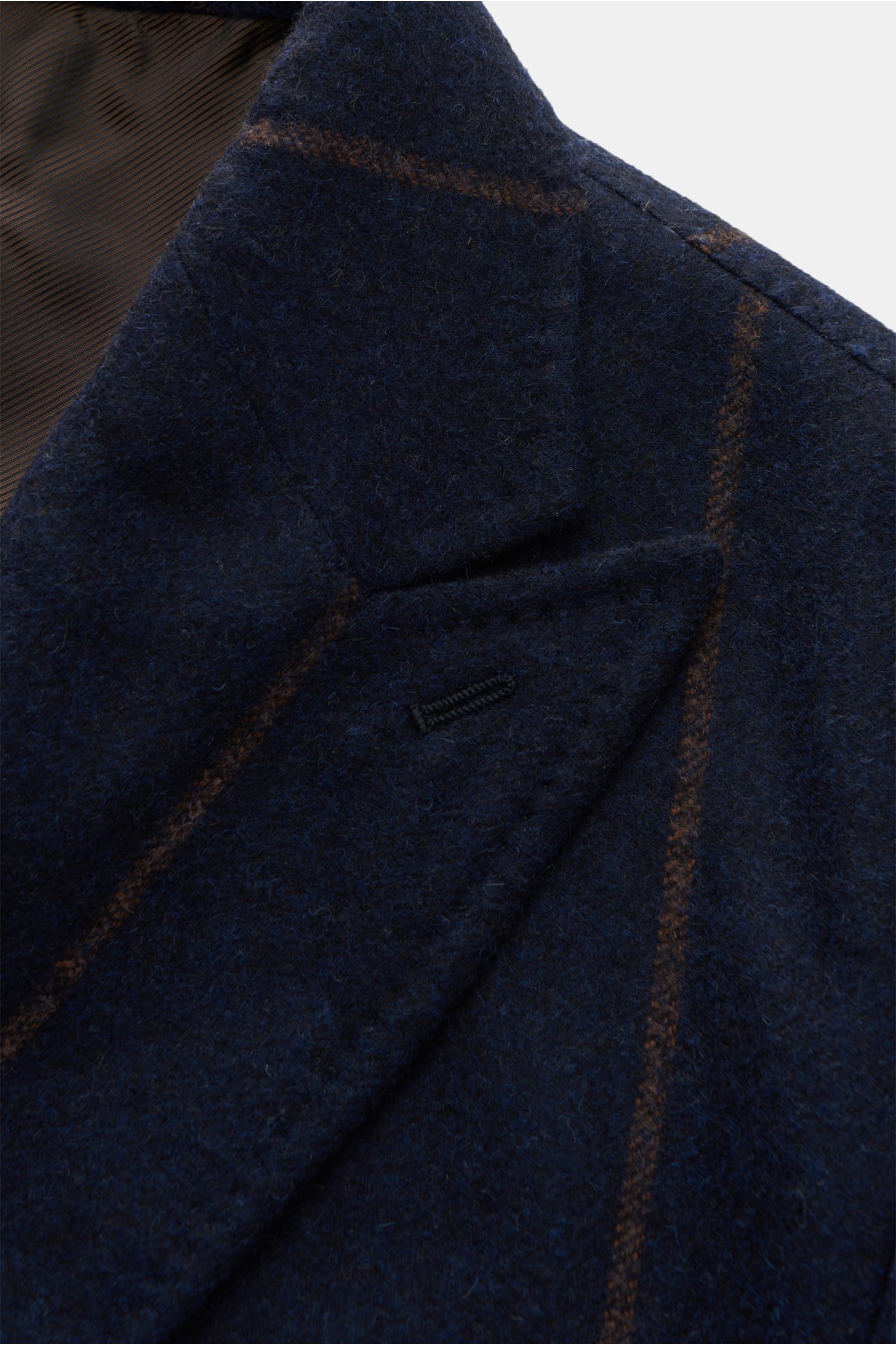 Stile Latino Smart-casual jacket 'Flavio' navy/brown striped
