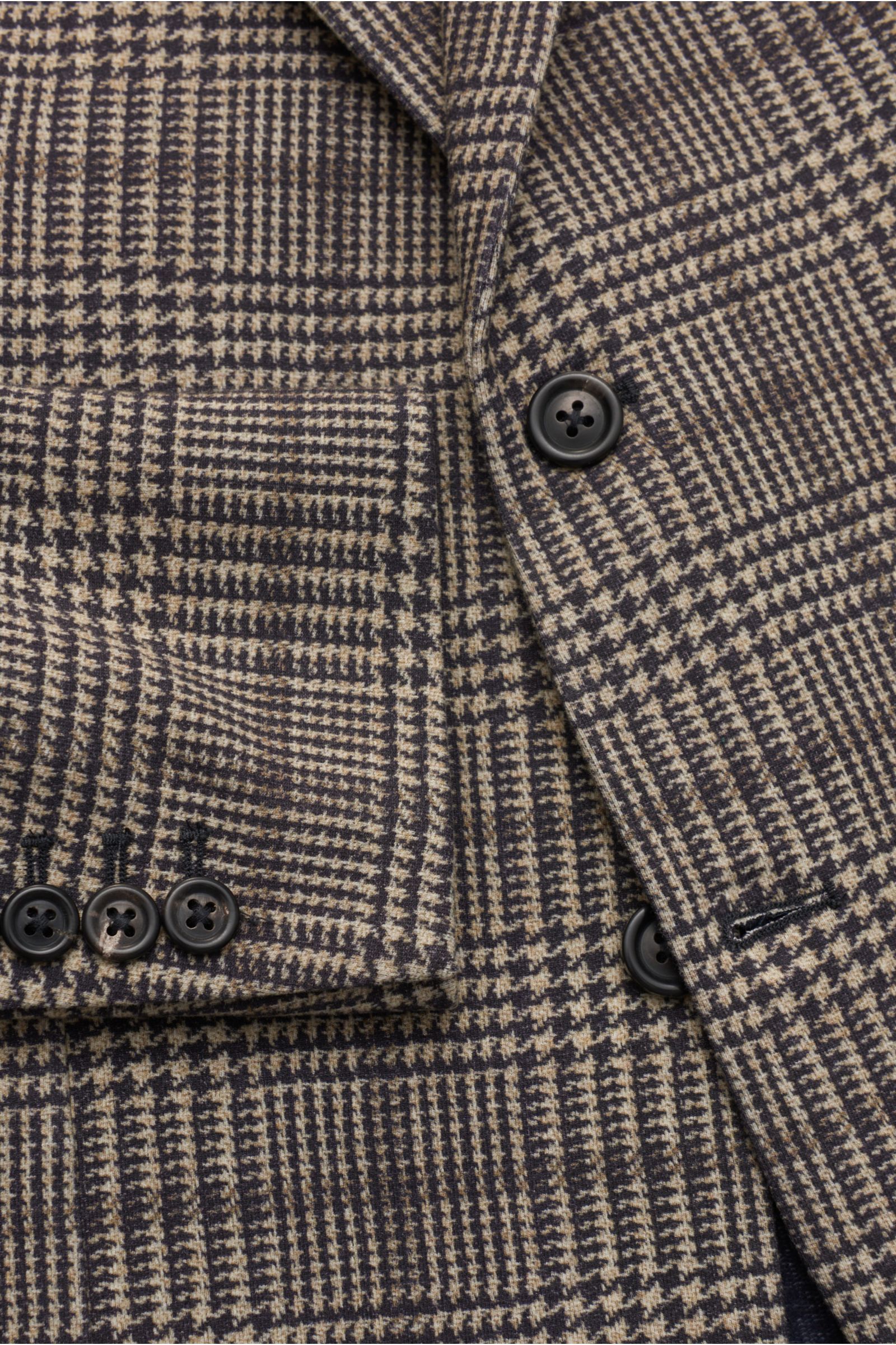 Circolo 1901 Jersey-Sakko beige/schwarz kariert