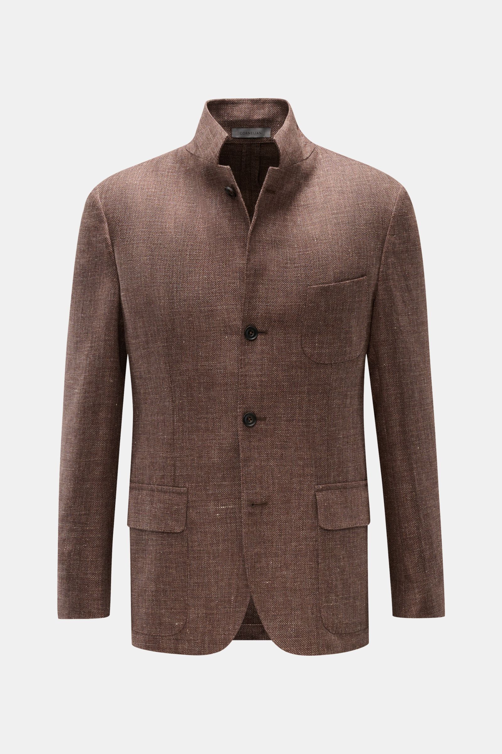 Corneliani Sakko graubraun meliert