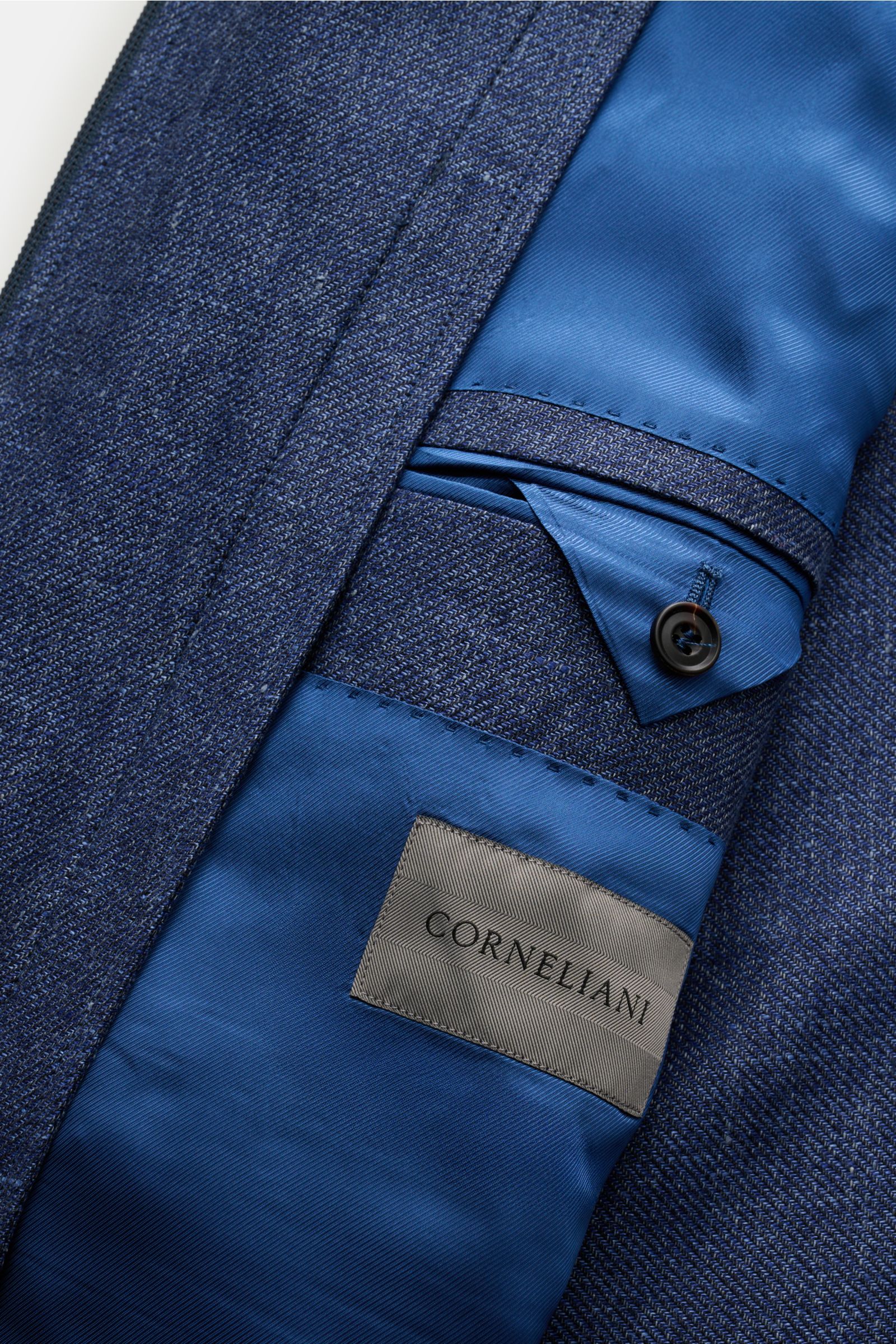 Corneliani Sakko dunkelblau meliert