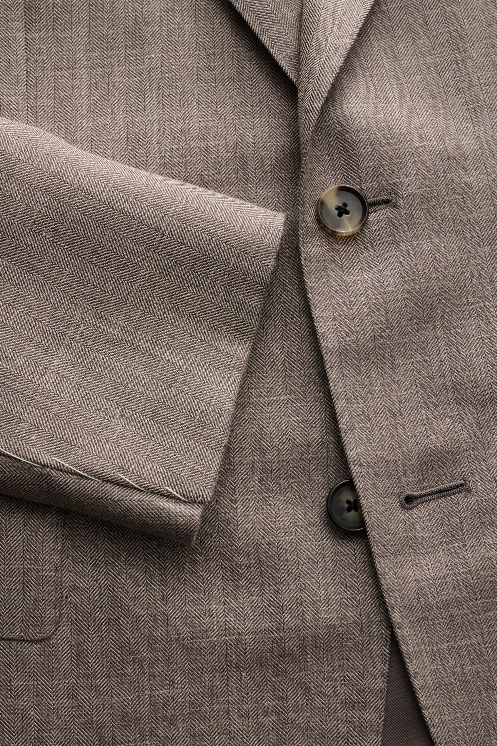 Caruso Smart-casual jacket 'Aida' taupe mottled