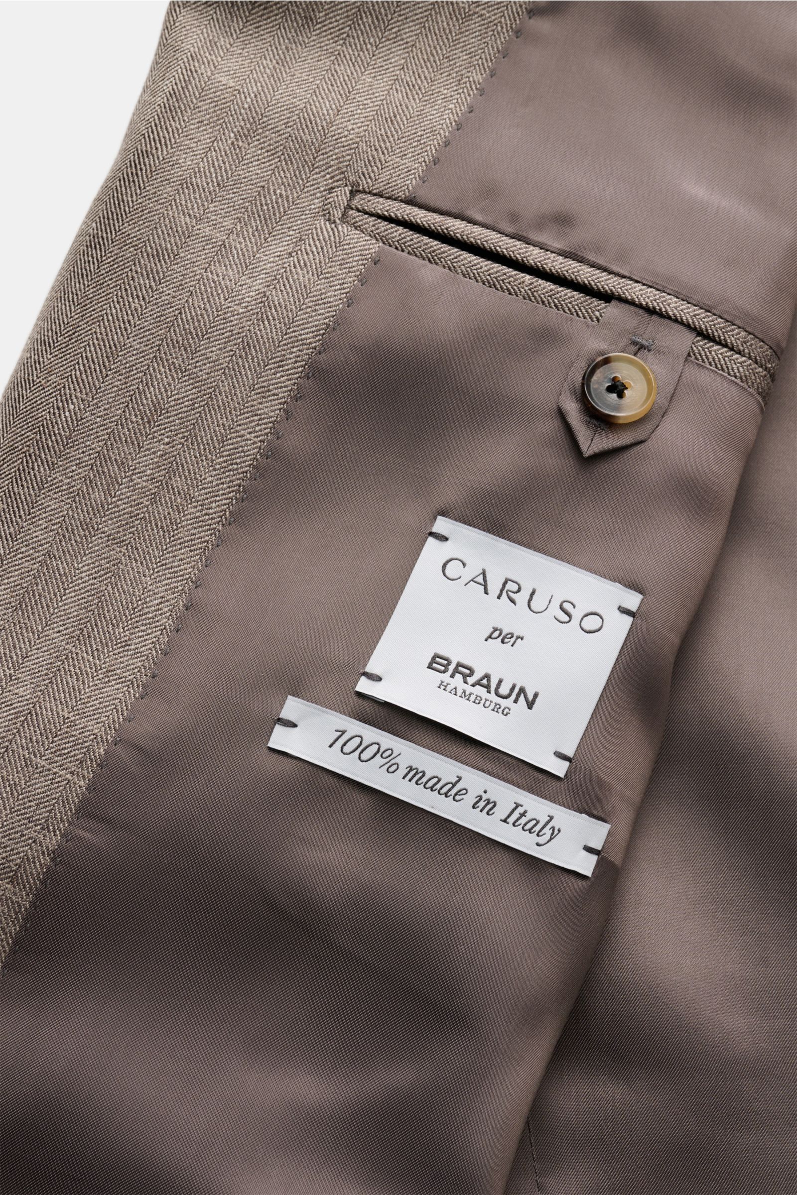 Caruso Smart-casual jacket 'Aida' taupe mottled