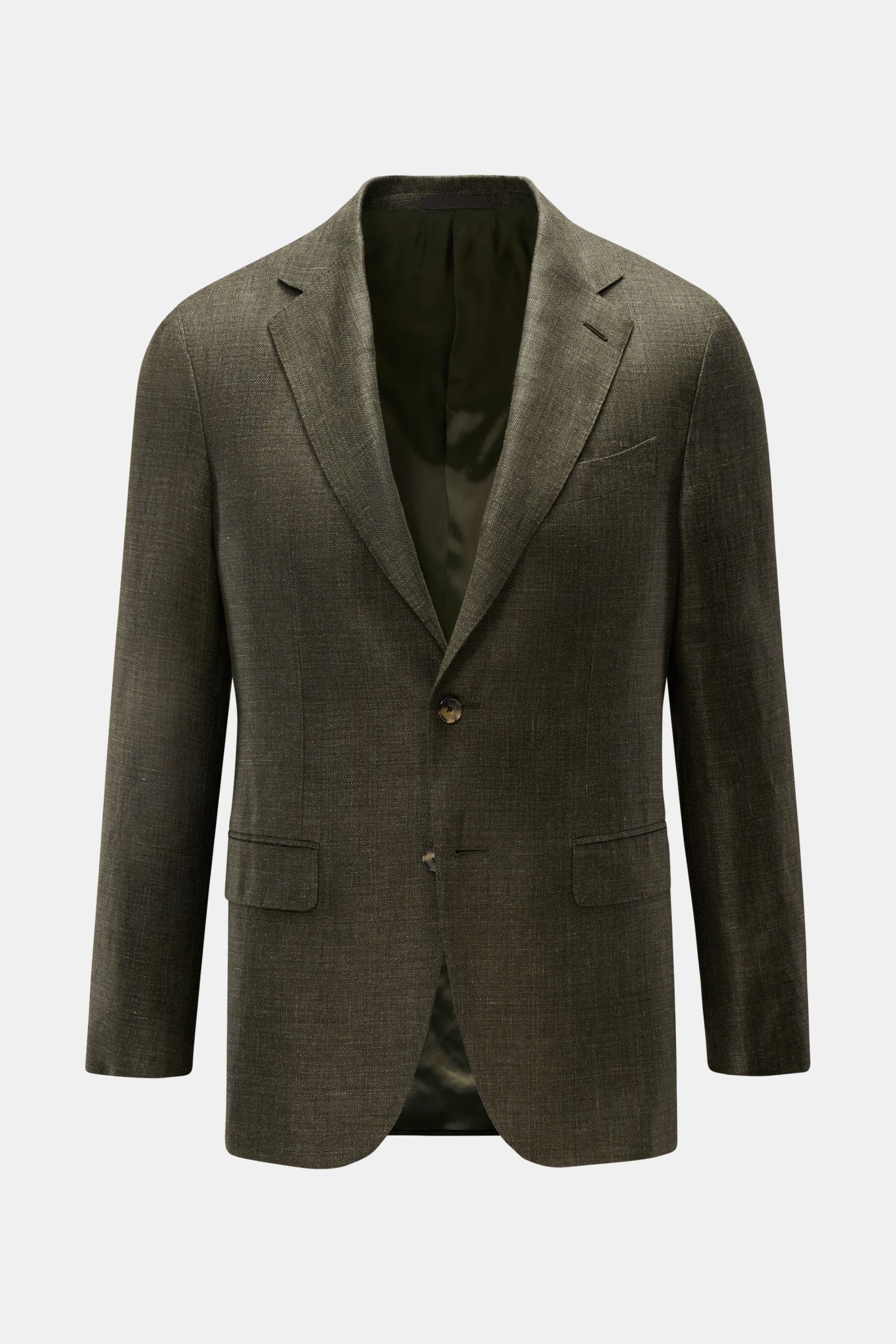 Caruso Sakko 'Aida' dark olive meliert