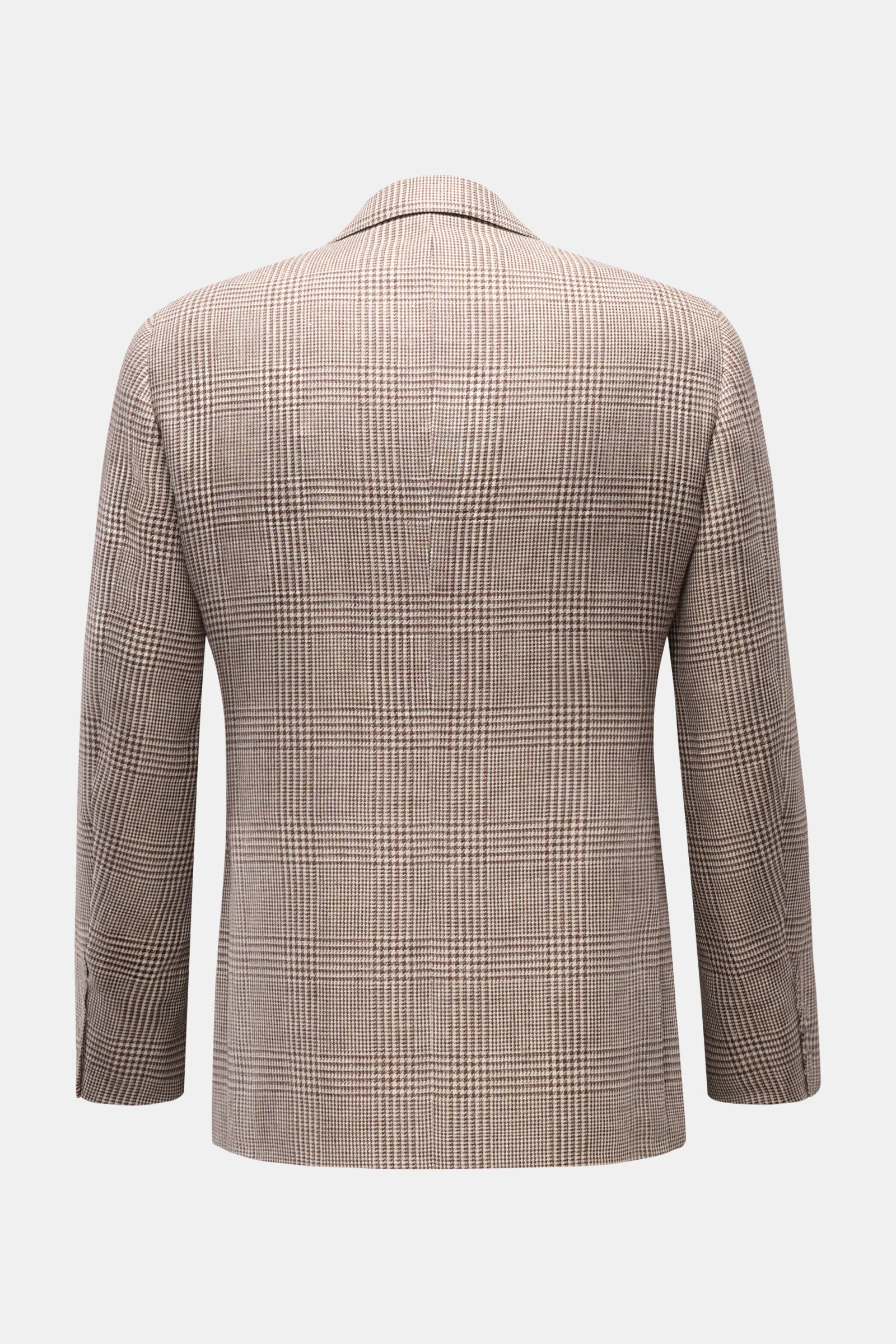 Caruso Sakko 'Aida' braun/sand kariert