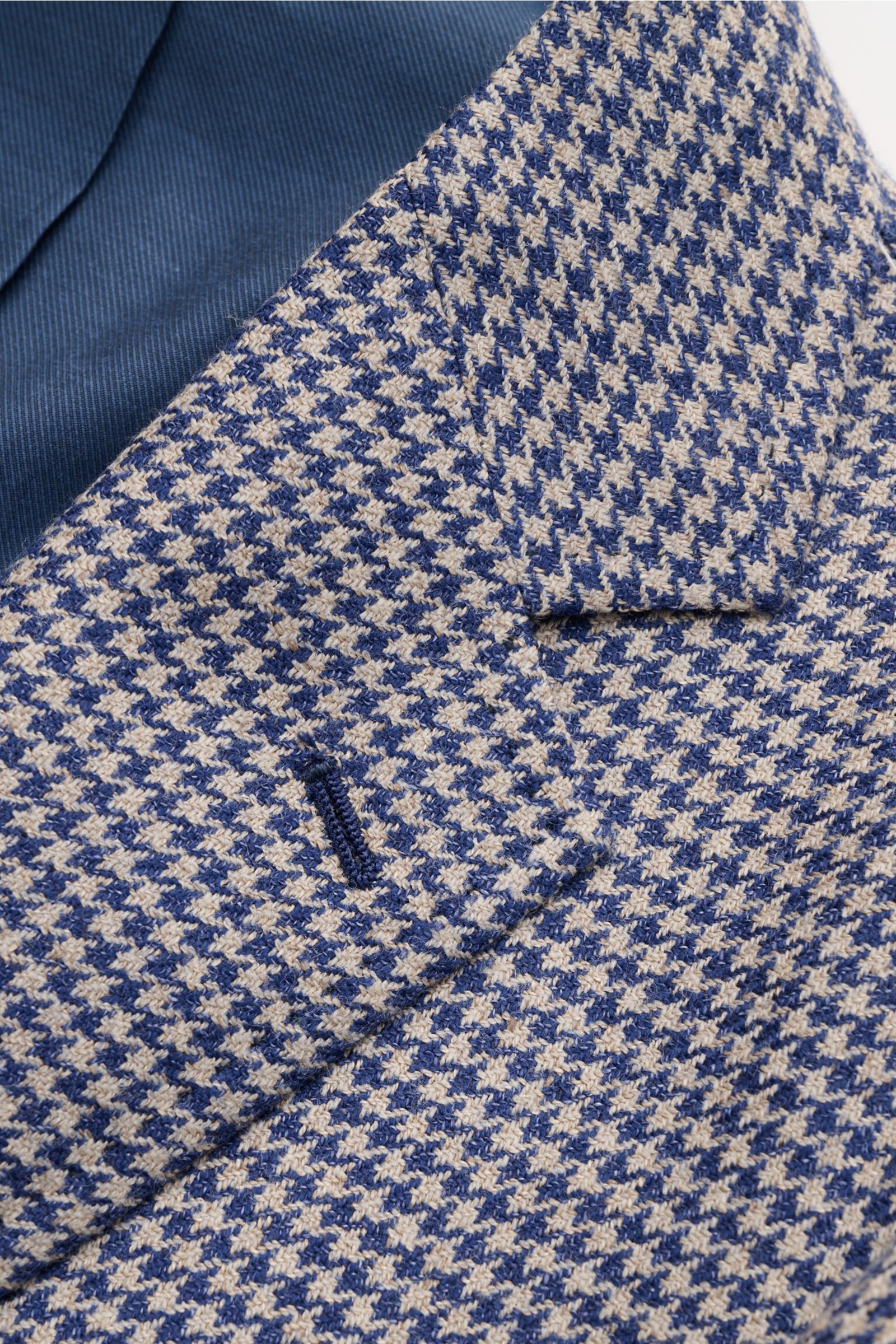 Stile Latino Sakko 'Vincenzo' navy/sand kariert