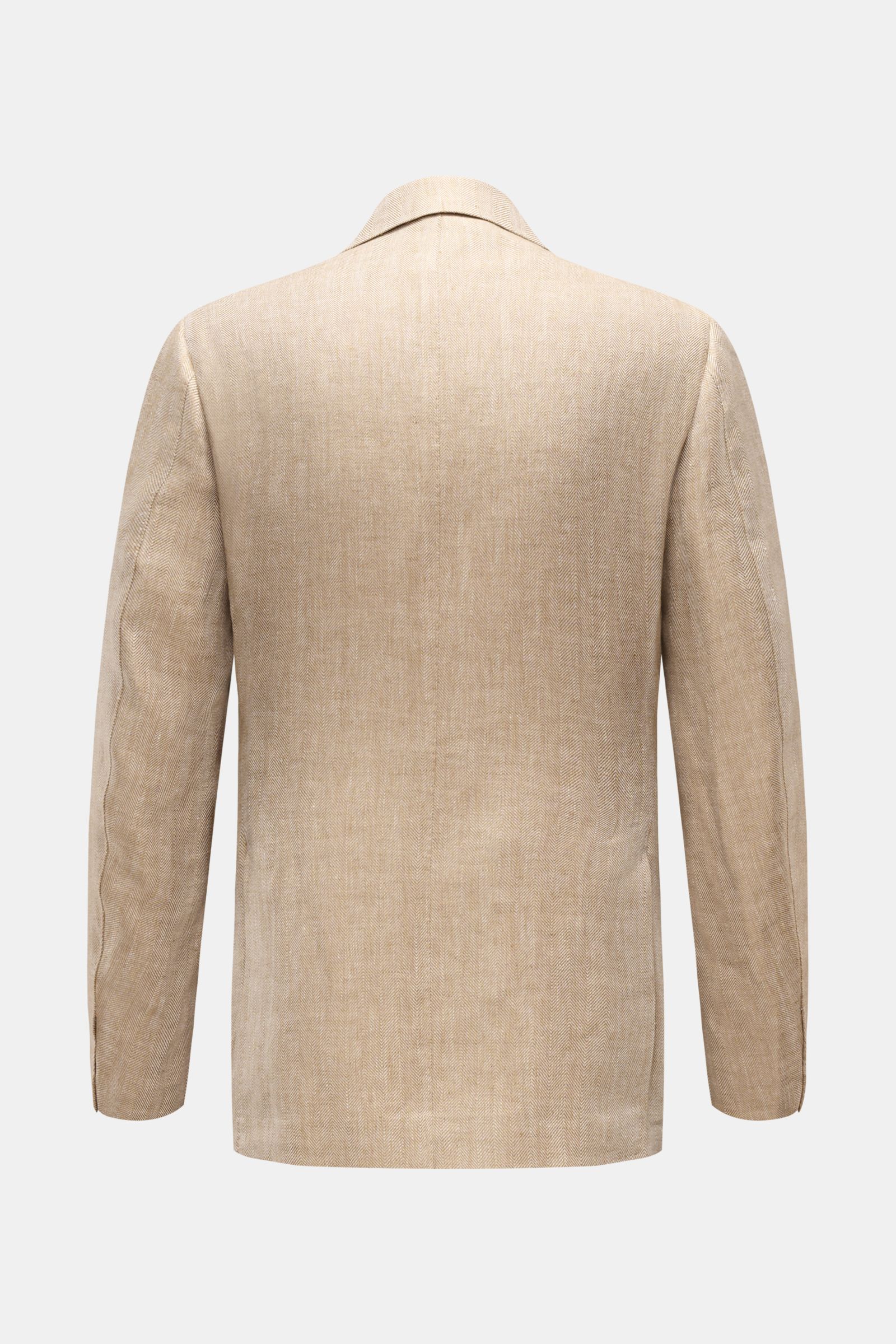 Stile Latino Sakko 'Vincenzo' beige gemustert