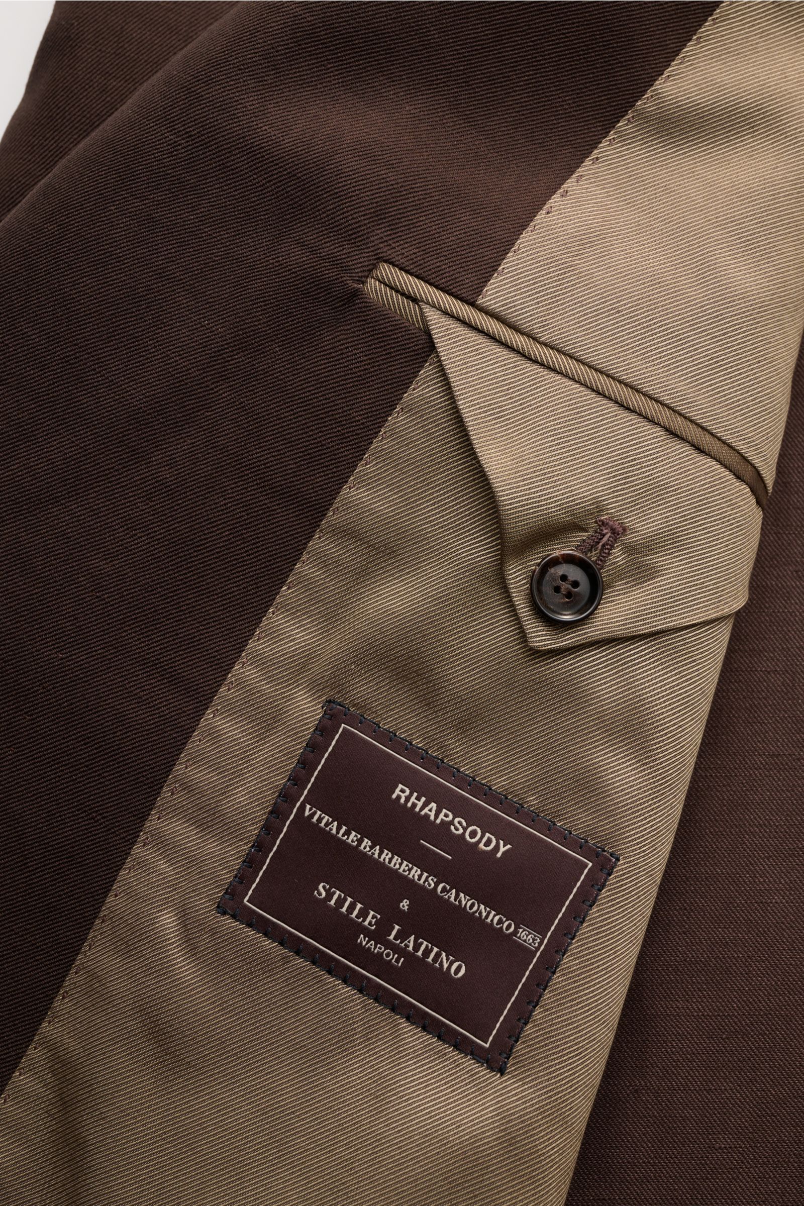 Stile Latino Sakko 'Vincenzo' dunkelbraun