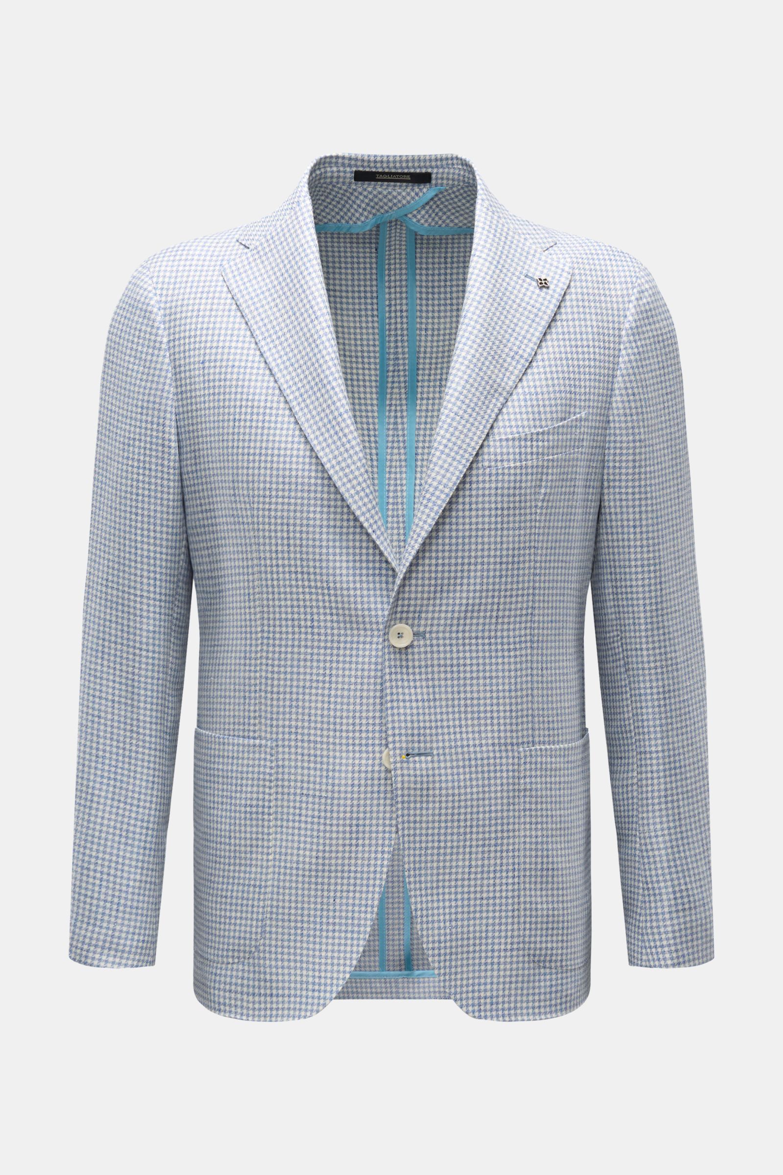 Tagliatore Smart-casual jacket smoky blue/off-white checked