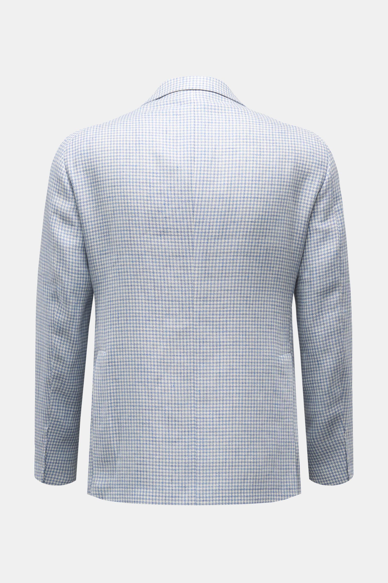 Tagliatore Smart-casual jacket smoky blue/off-white checked