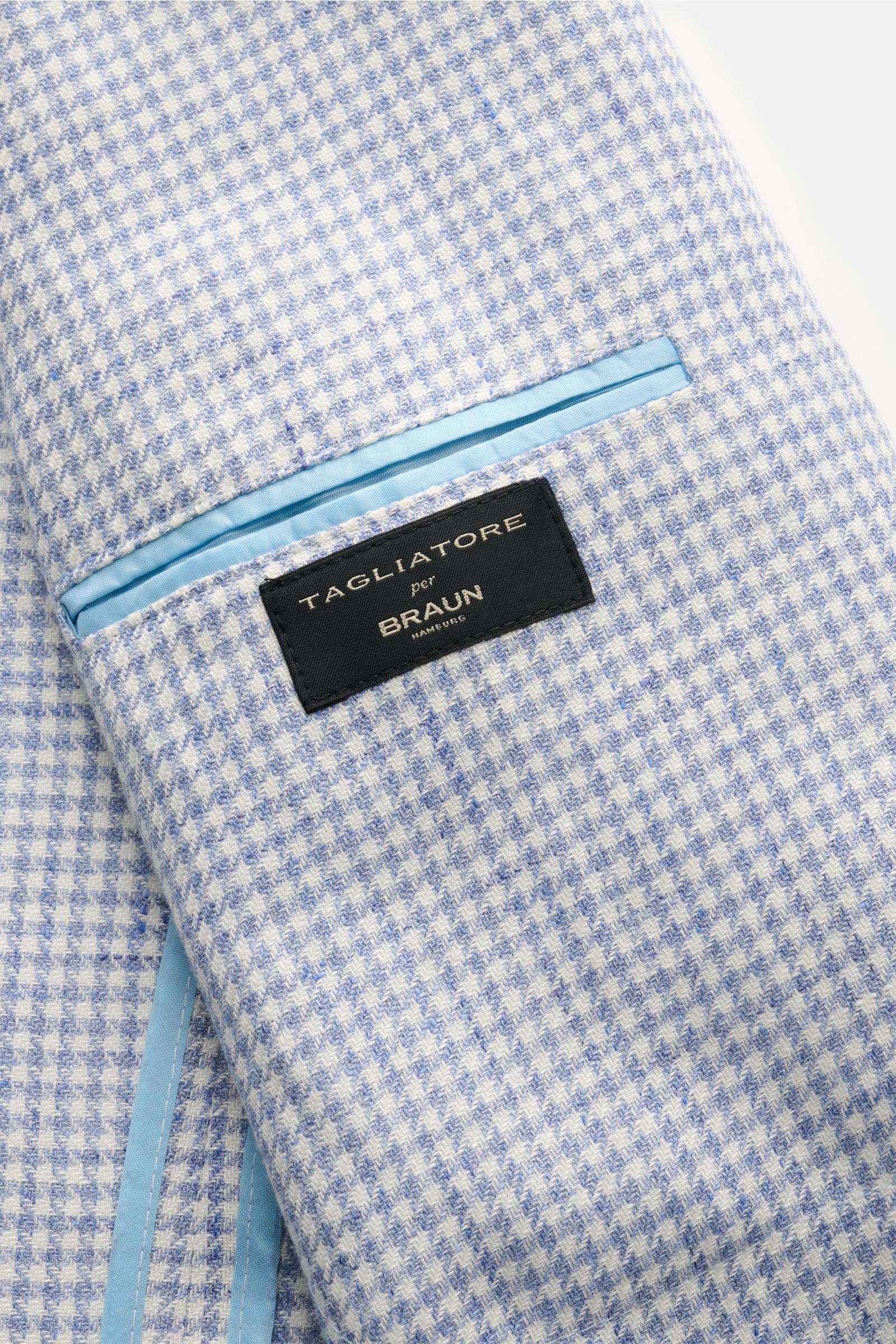 Tagliatore Smart-casual jacket smoky blue/off-white checked