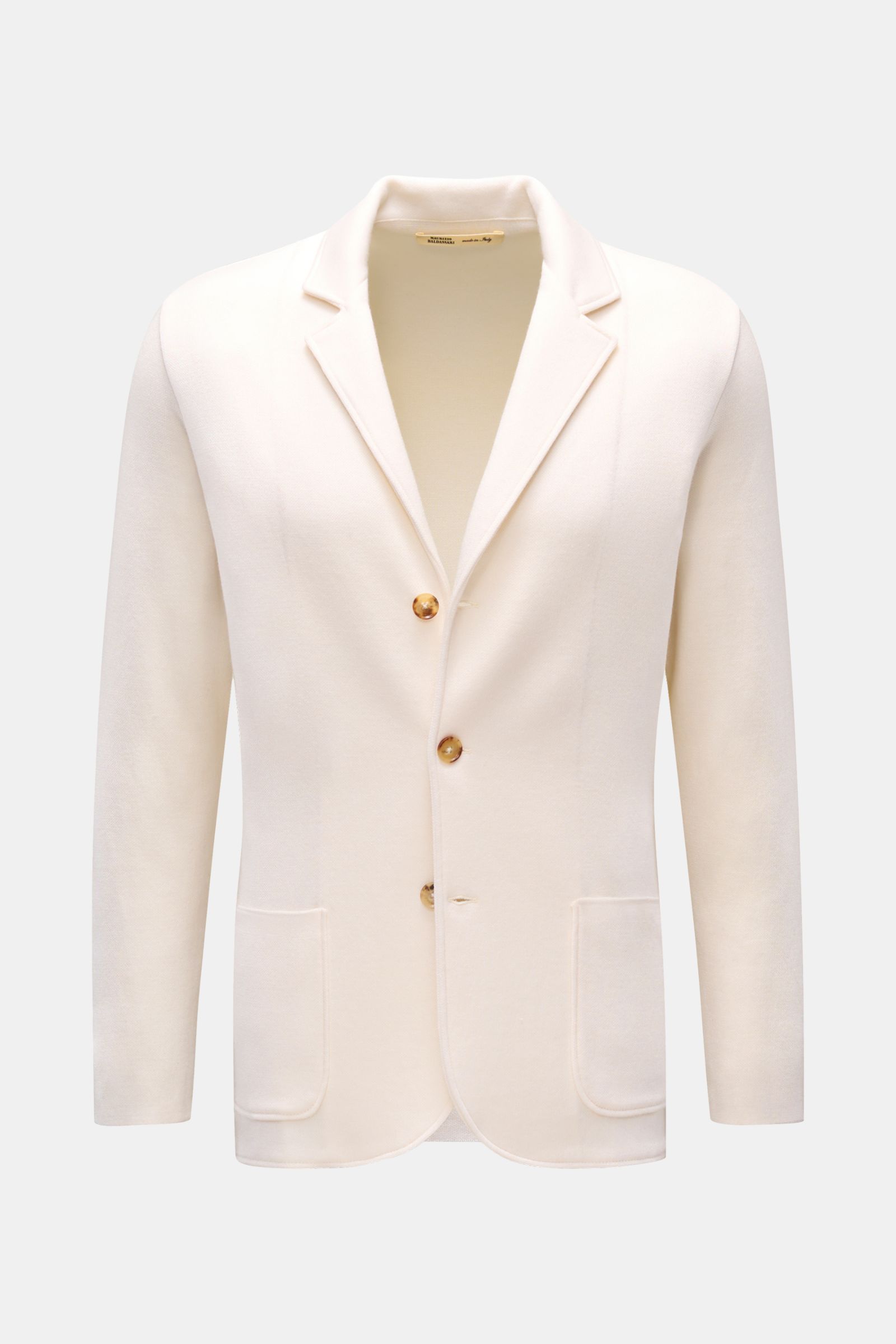 Maurizio Baldassari Cashmere Strickblazer creme