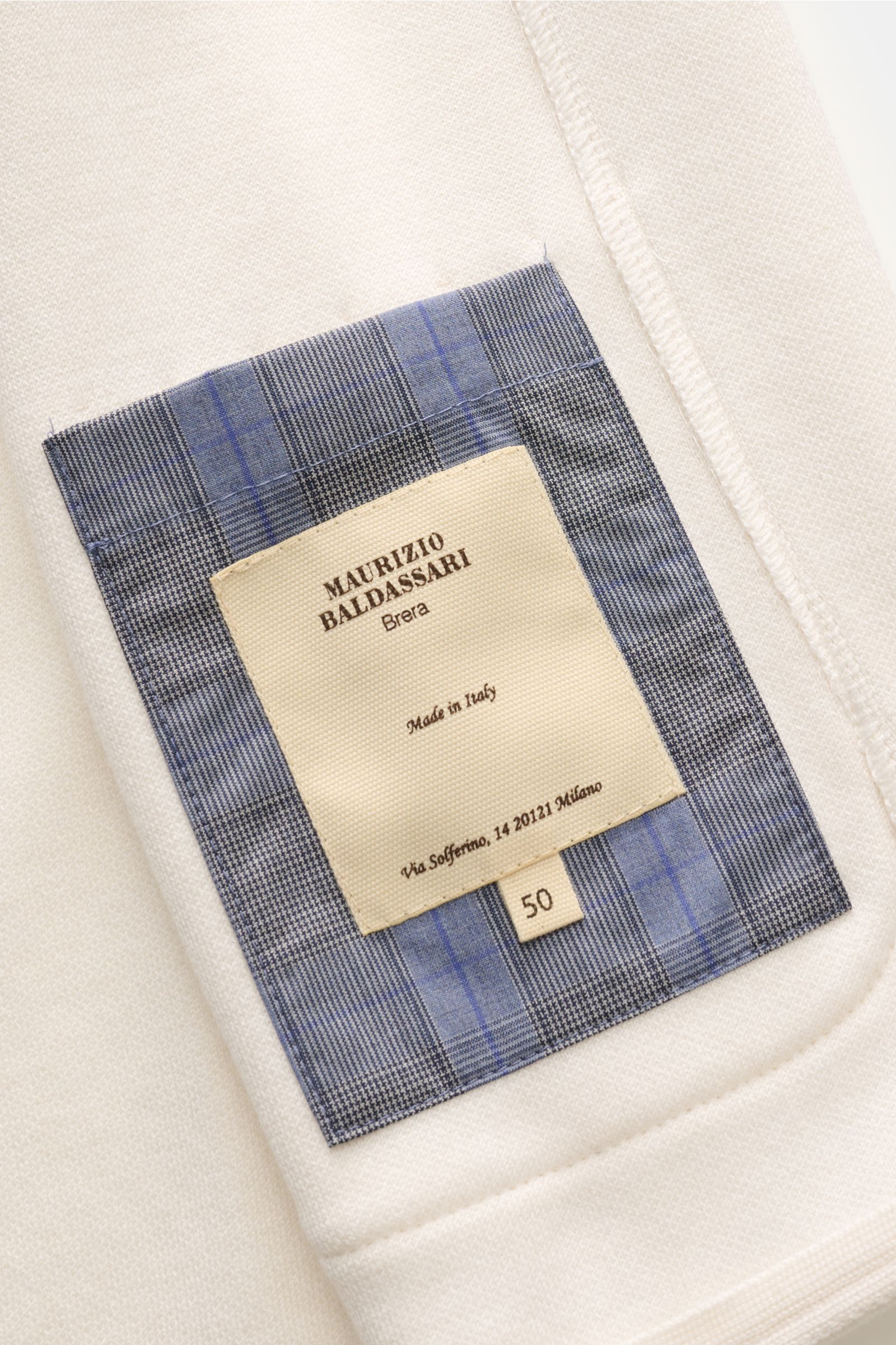 Maurizio Baldassari Cashmere Strickblazer creme