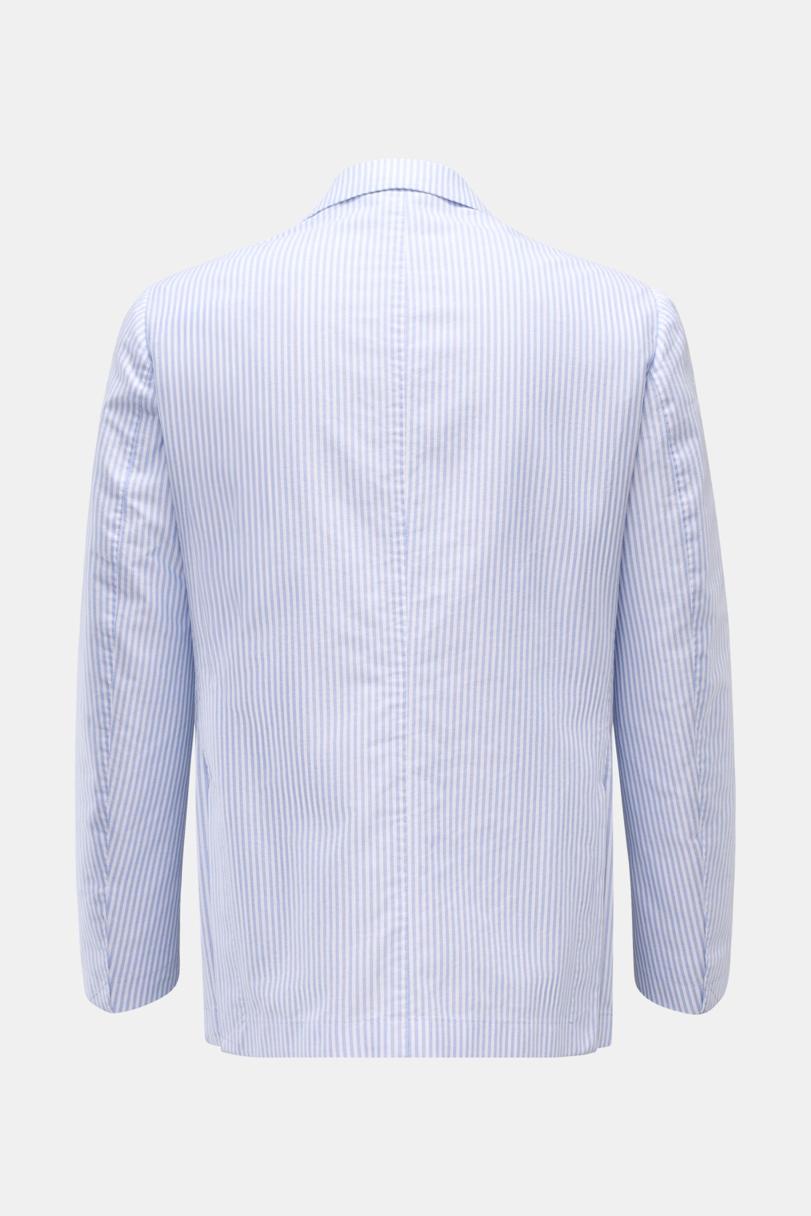 Giampaolo Sakko hellblau/weiß gestreift